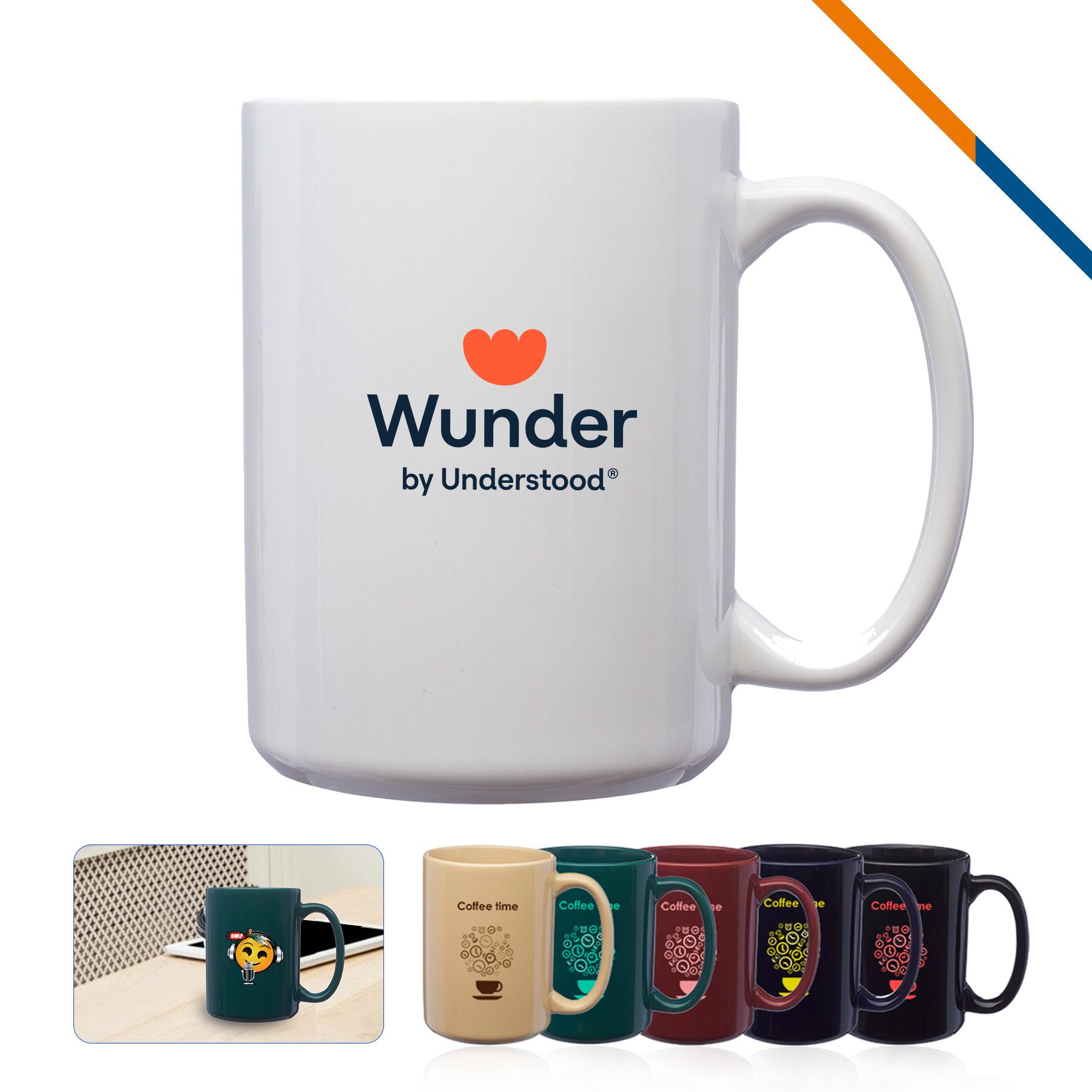 Lustar Ceramic Mug - 15 OZ.