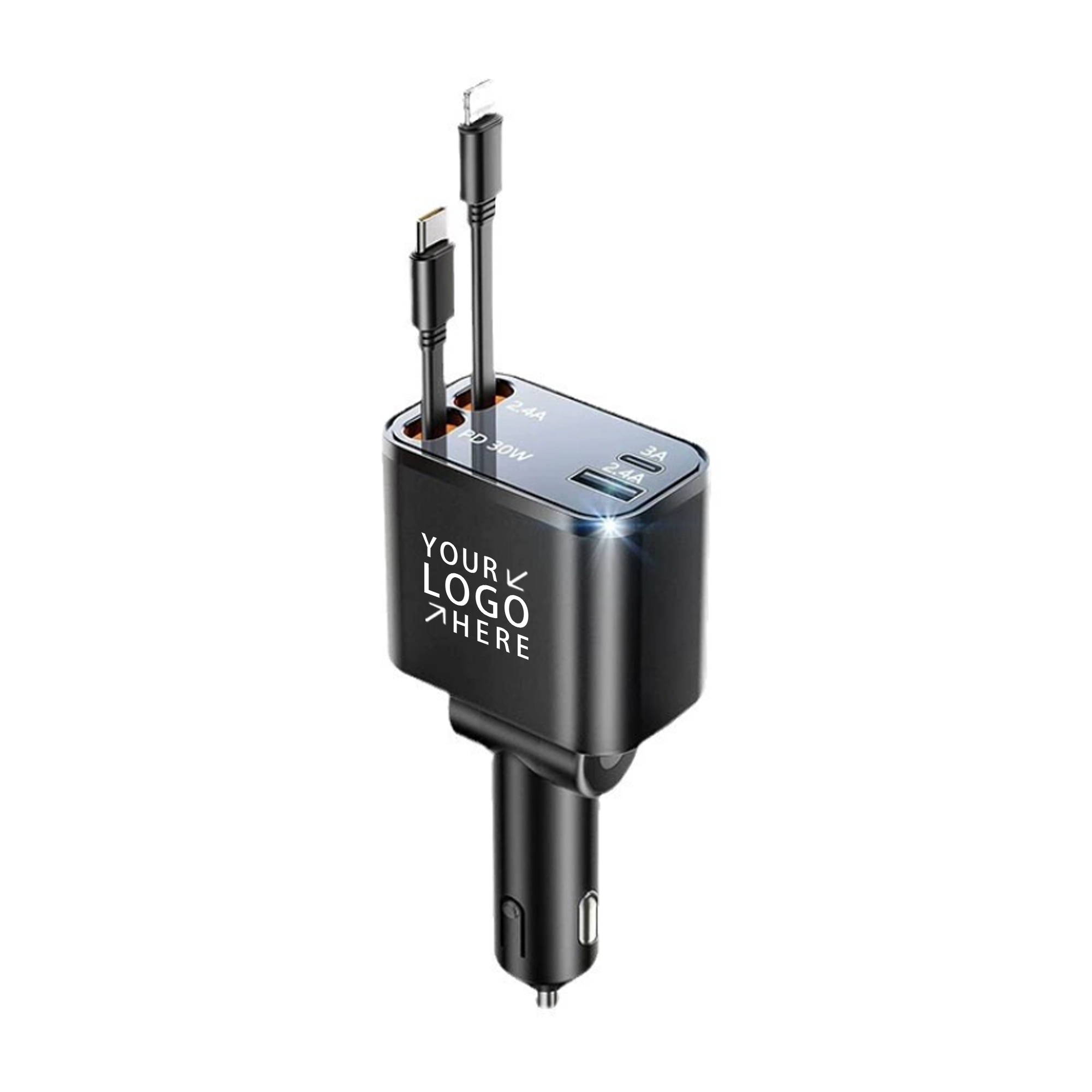 Retractable Car Charger 4