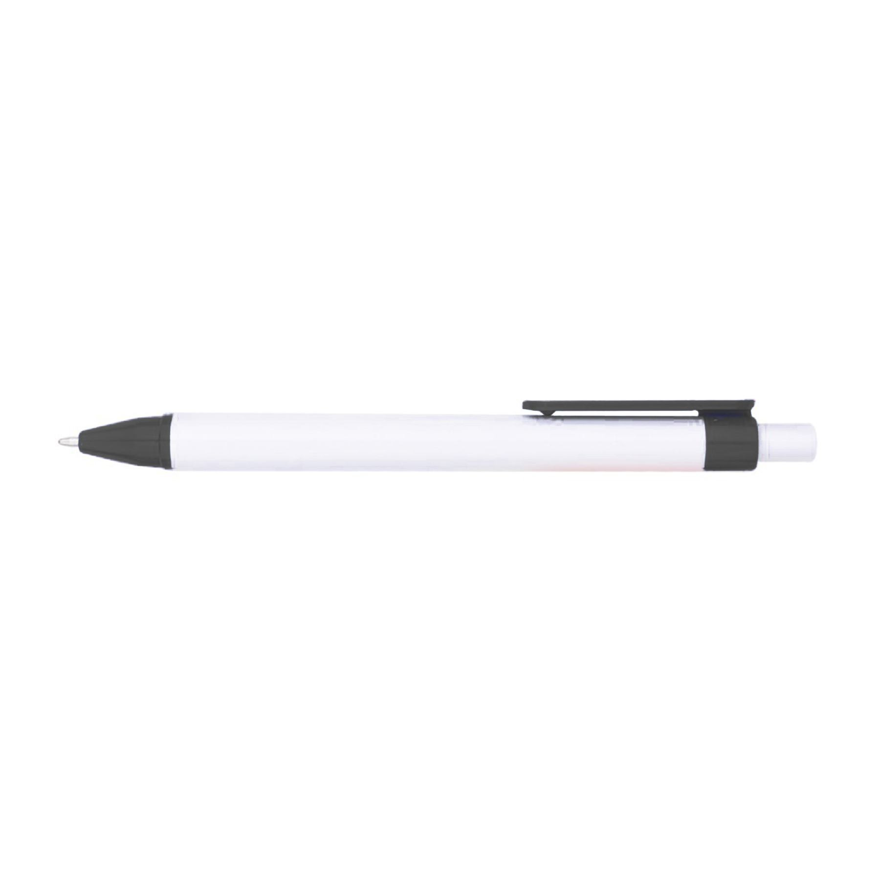 Plastic Ballpoint Pen w/Color Clip 15