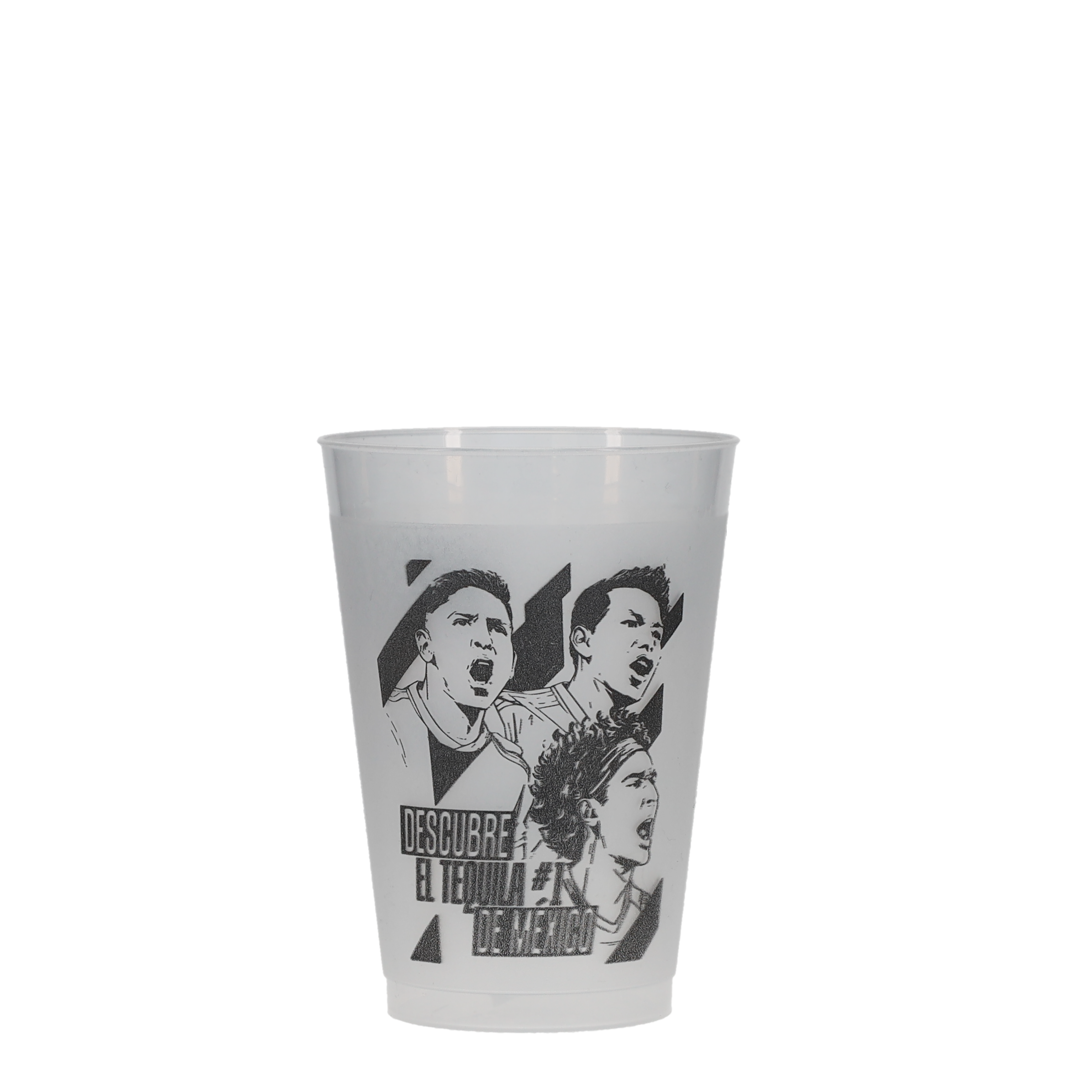 12 oz Frost-Flex Plastic Cup Frosted Hi-Speed Print 7