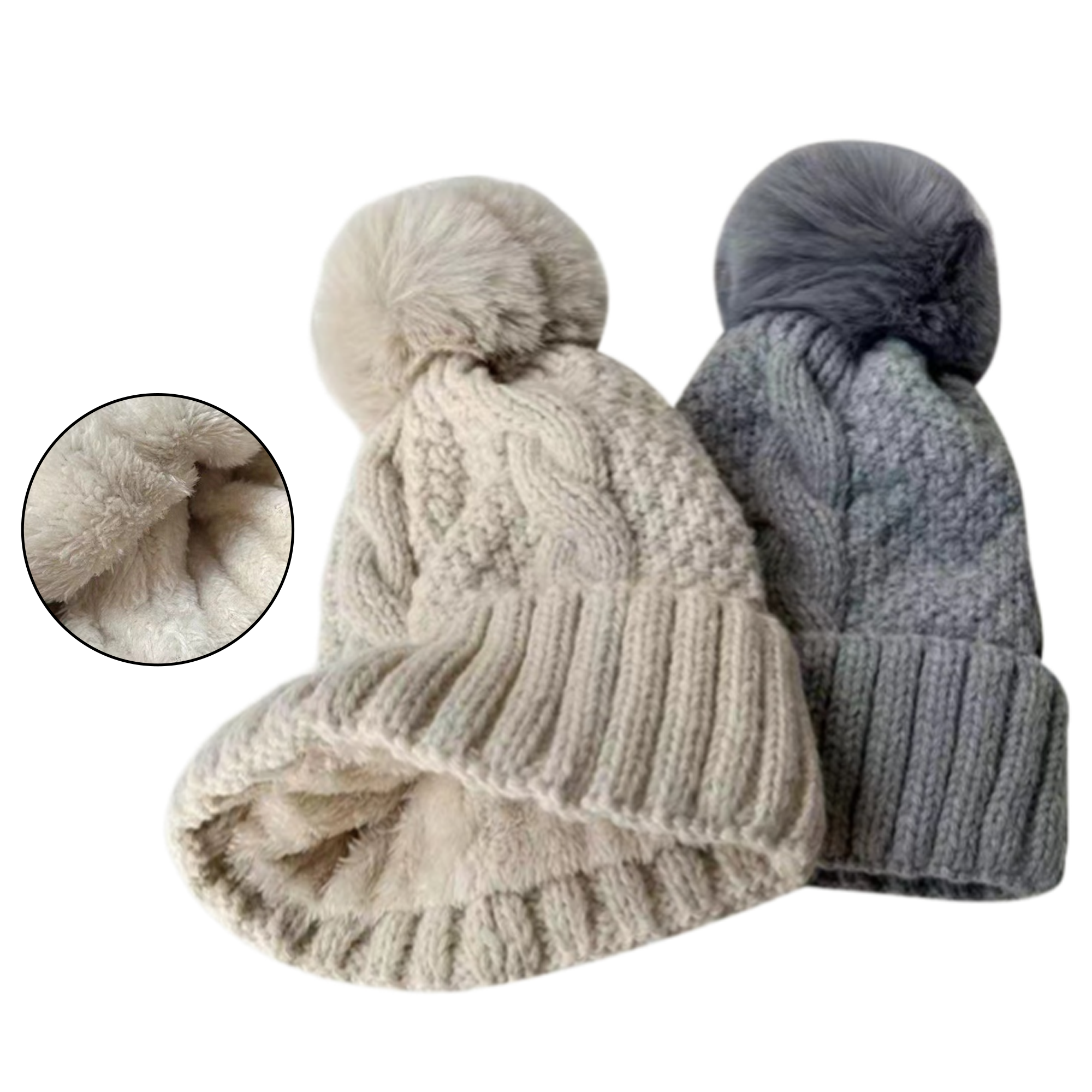 om Pom Winter Hat 2