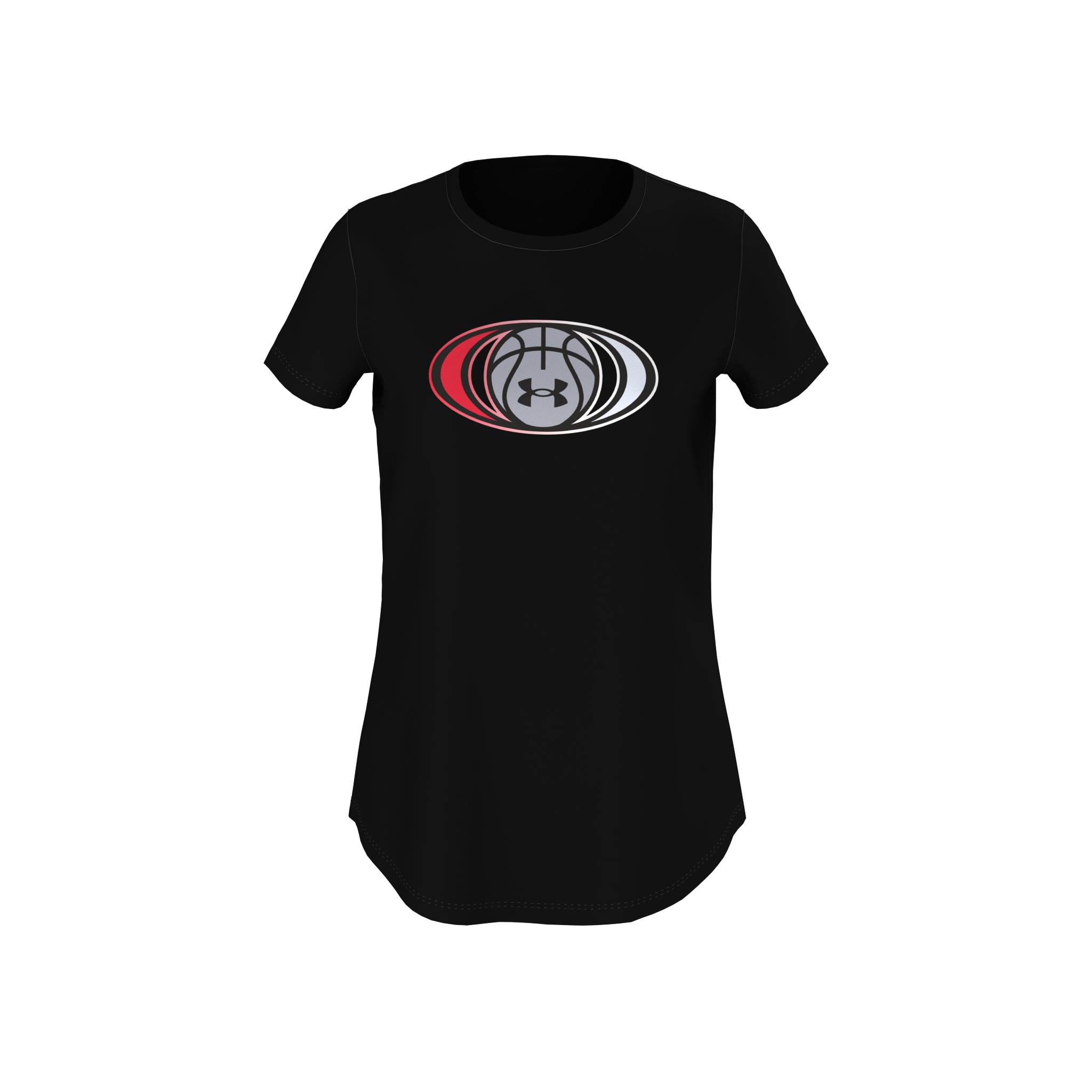 Girls' UA Basketball Logo Short Sleeve 5