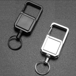 Retractable Badge Reel Keychain