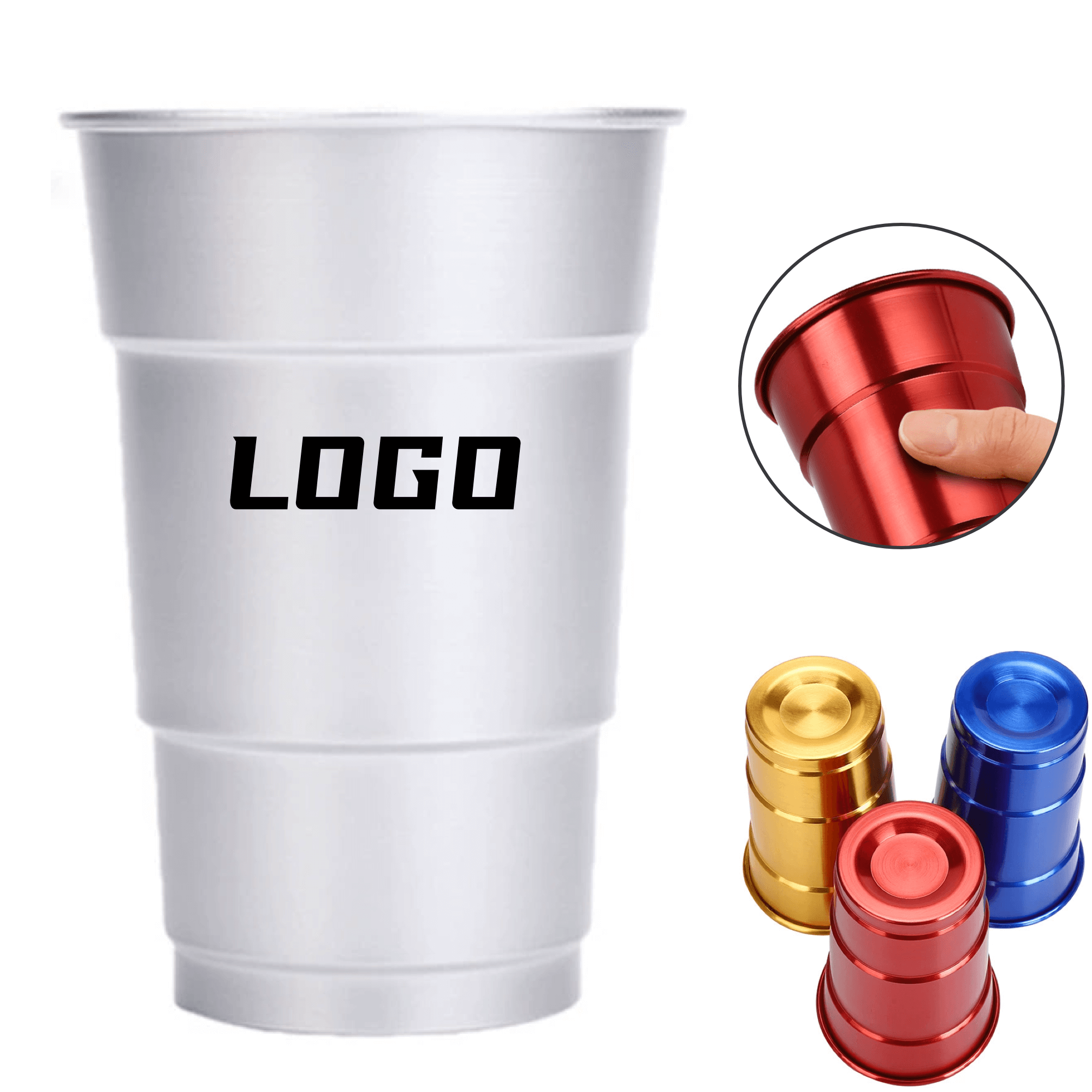 Reusable Aluminum Beer Cup 6