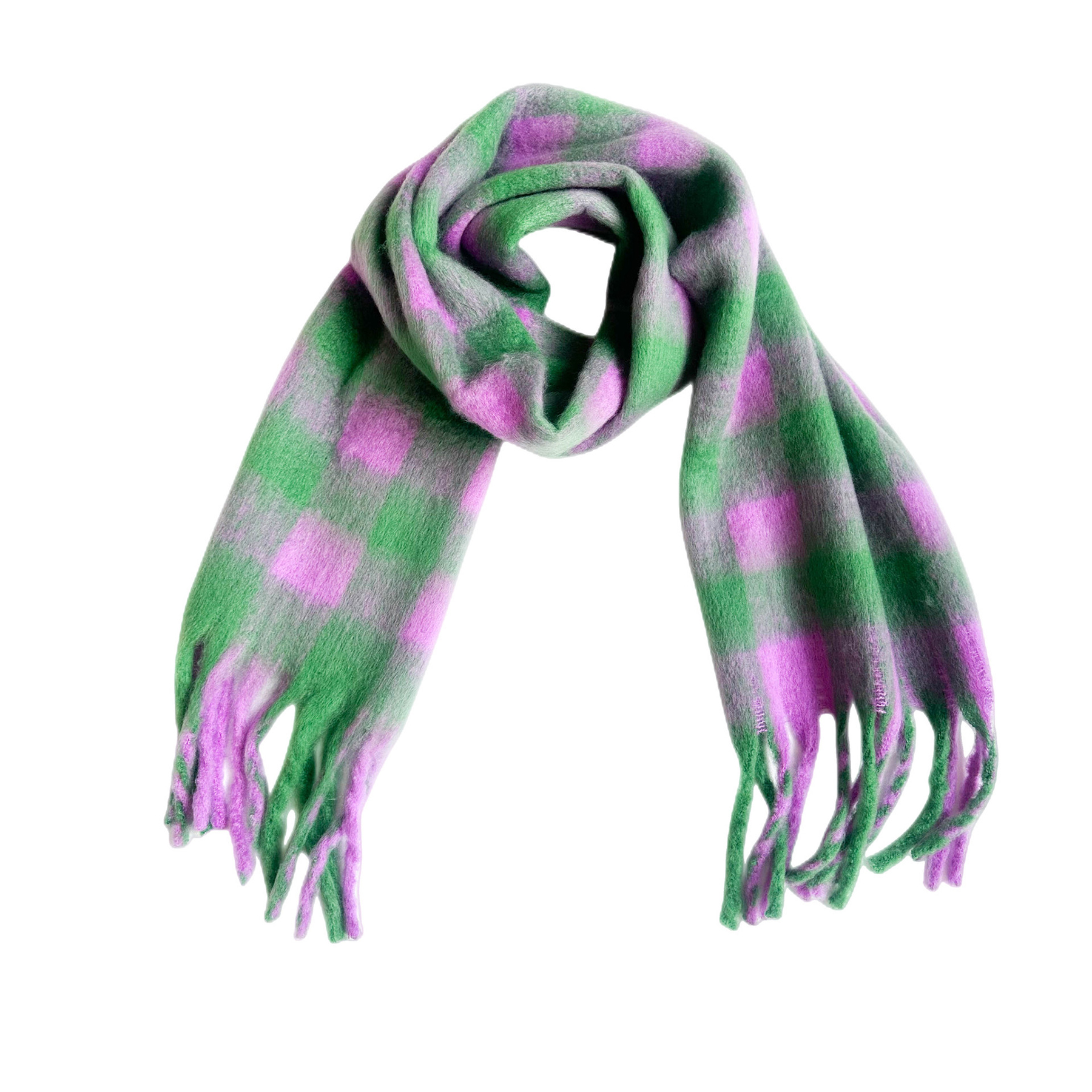 Big Coloured Checked Winter Warm Wrap Scarf 41