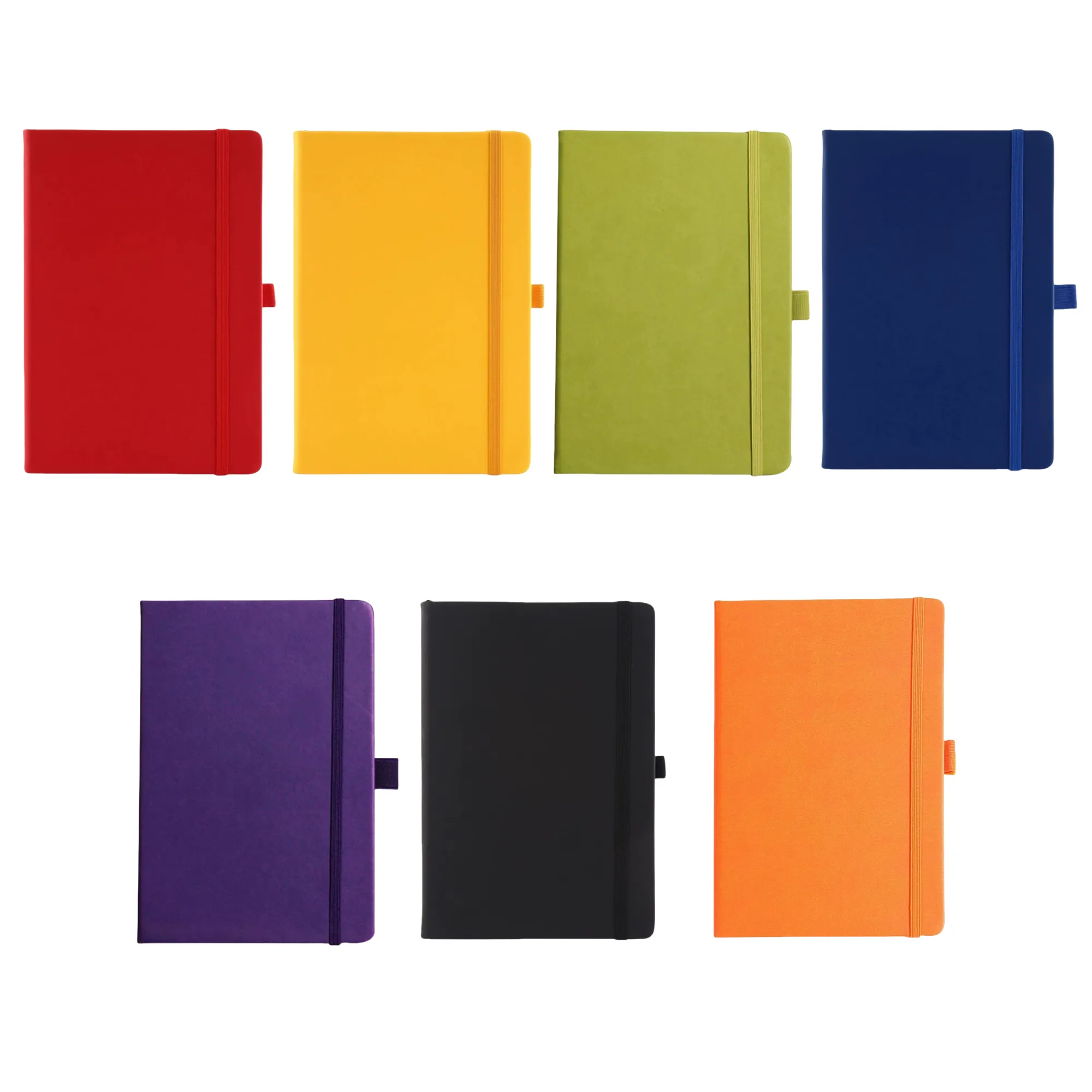 A5 PU Leather Notebook With Elastic Strap