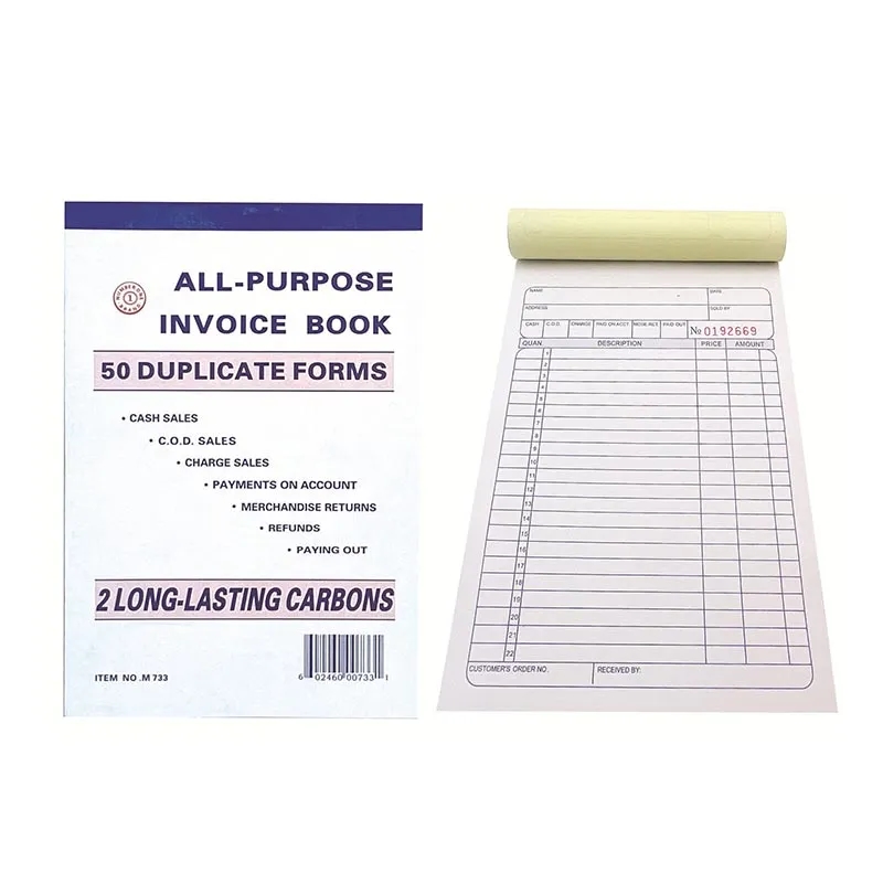 All Custom Receipt Book Multi-Purpose