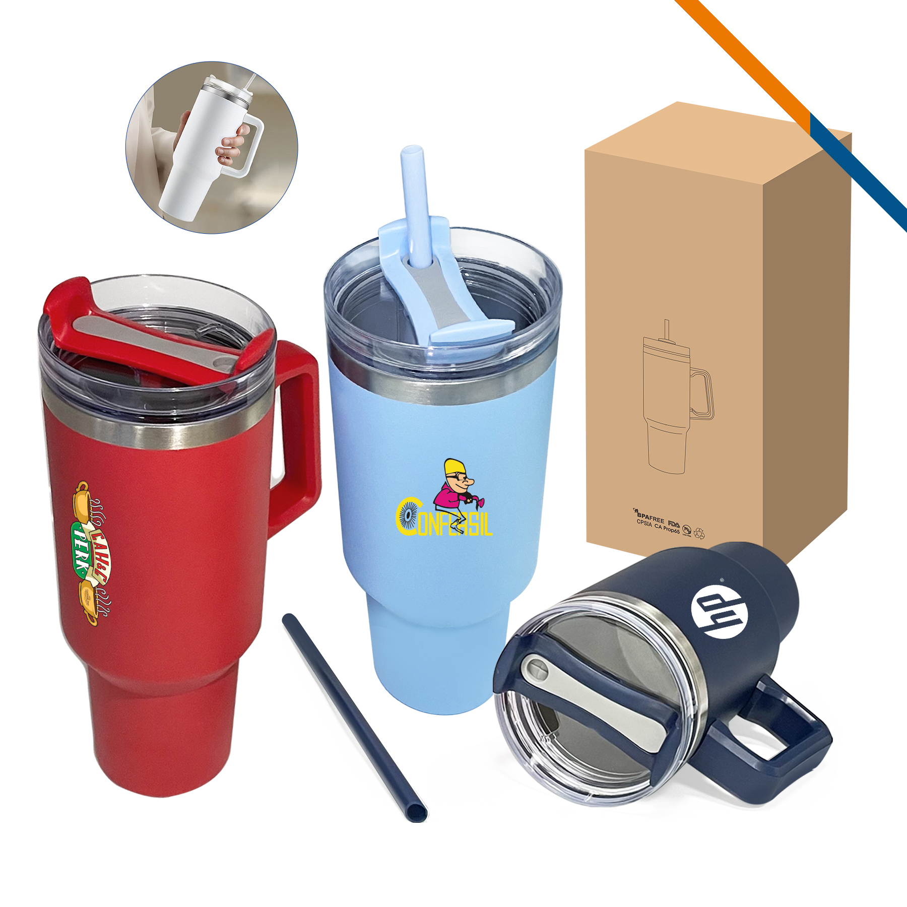 Tenistic Stainless Steel Travel Mug - 40 OZ. 20