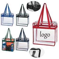 Clear Tote Bag With Zipper