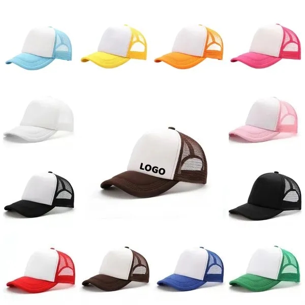 Adult Mesh Trucker Hat with Adjustable Baseball Cap