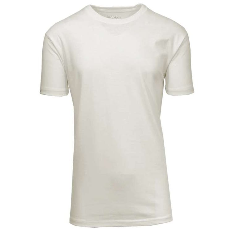 Men's Crew Neck Tees - White Medium 3