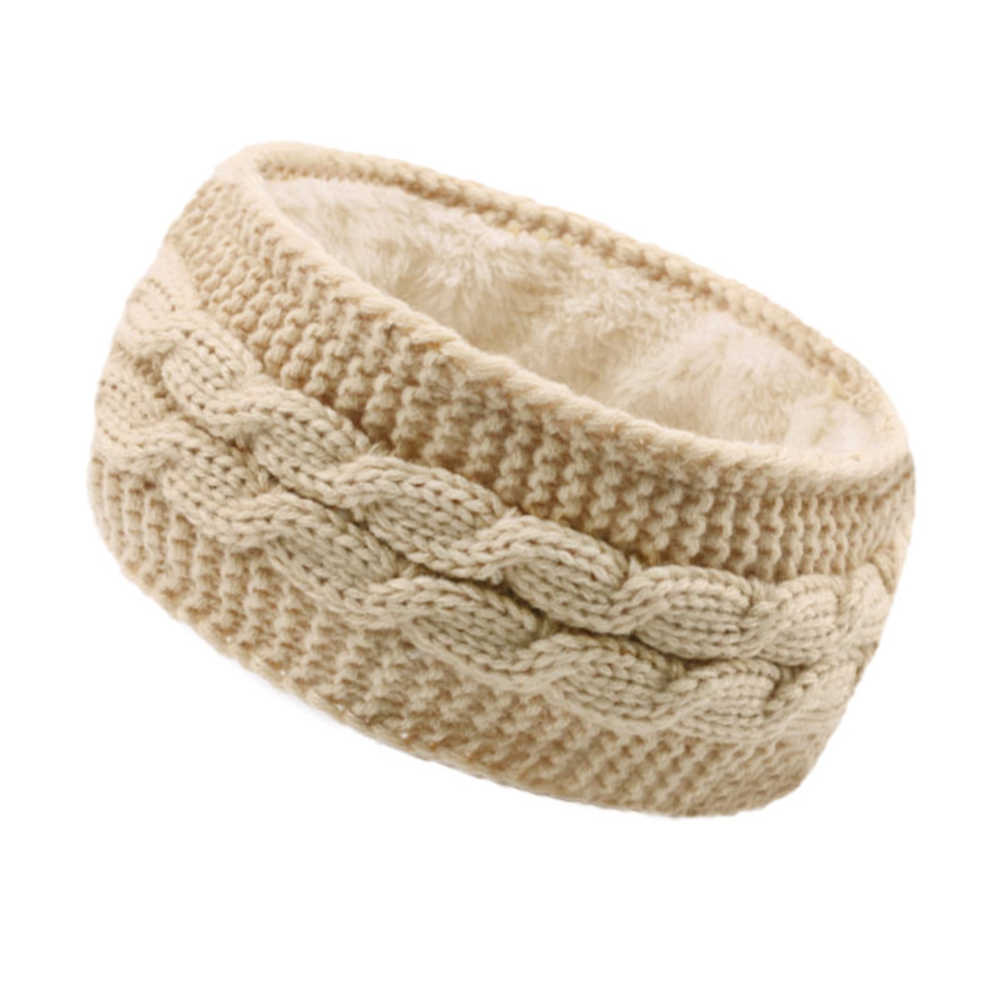 Fleece Lined Knitted Headband Ear Warmer for Women 26