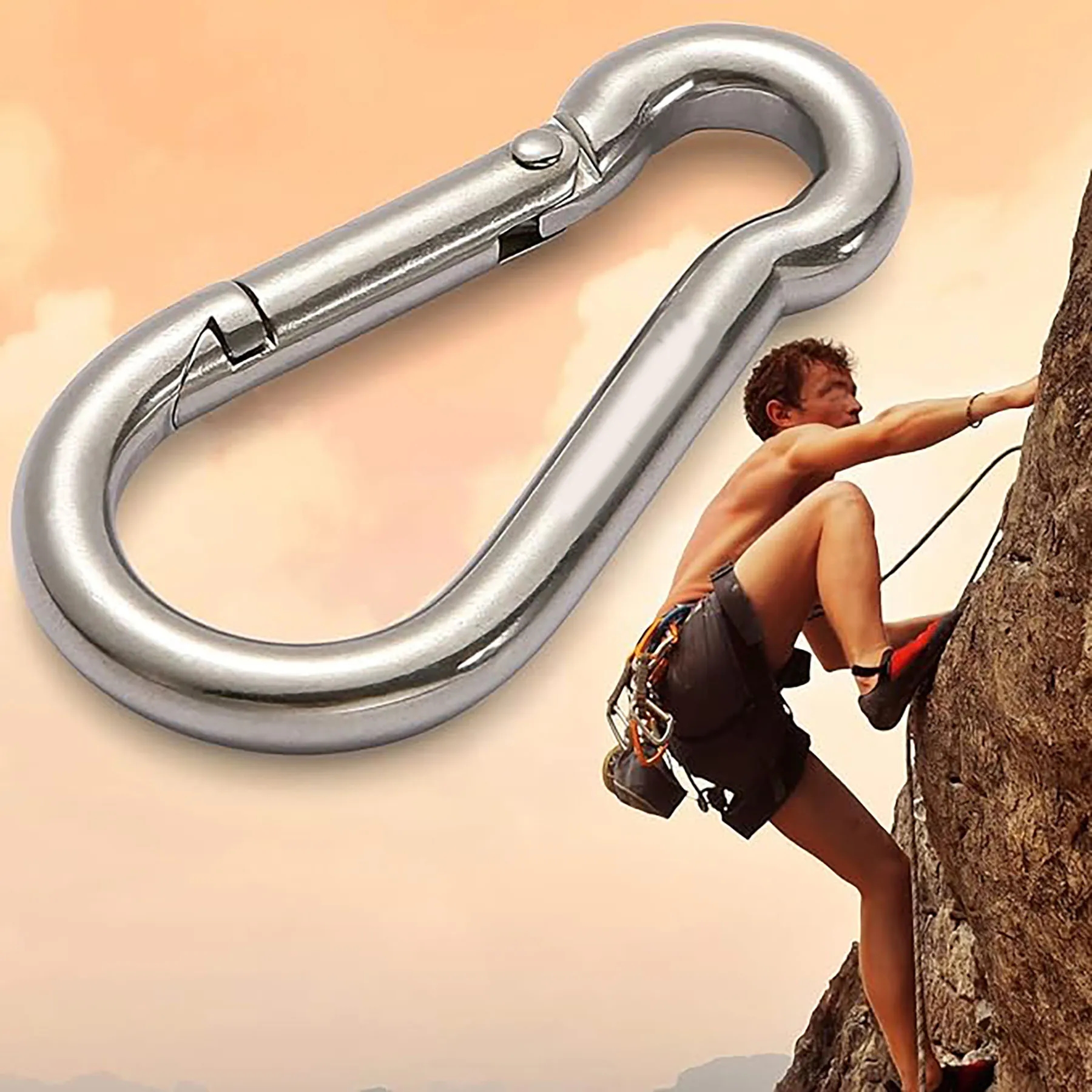 Stainless Steel Carabiner Clip 21