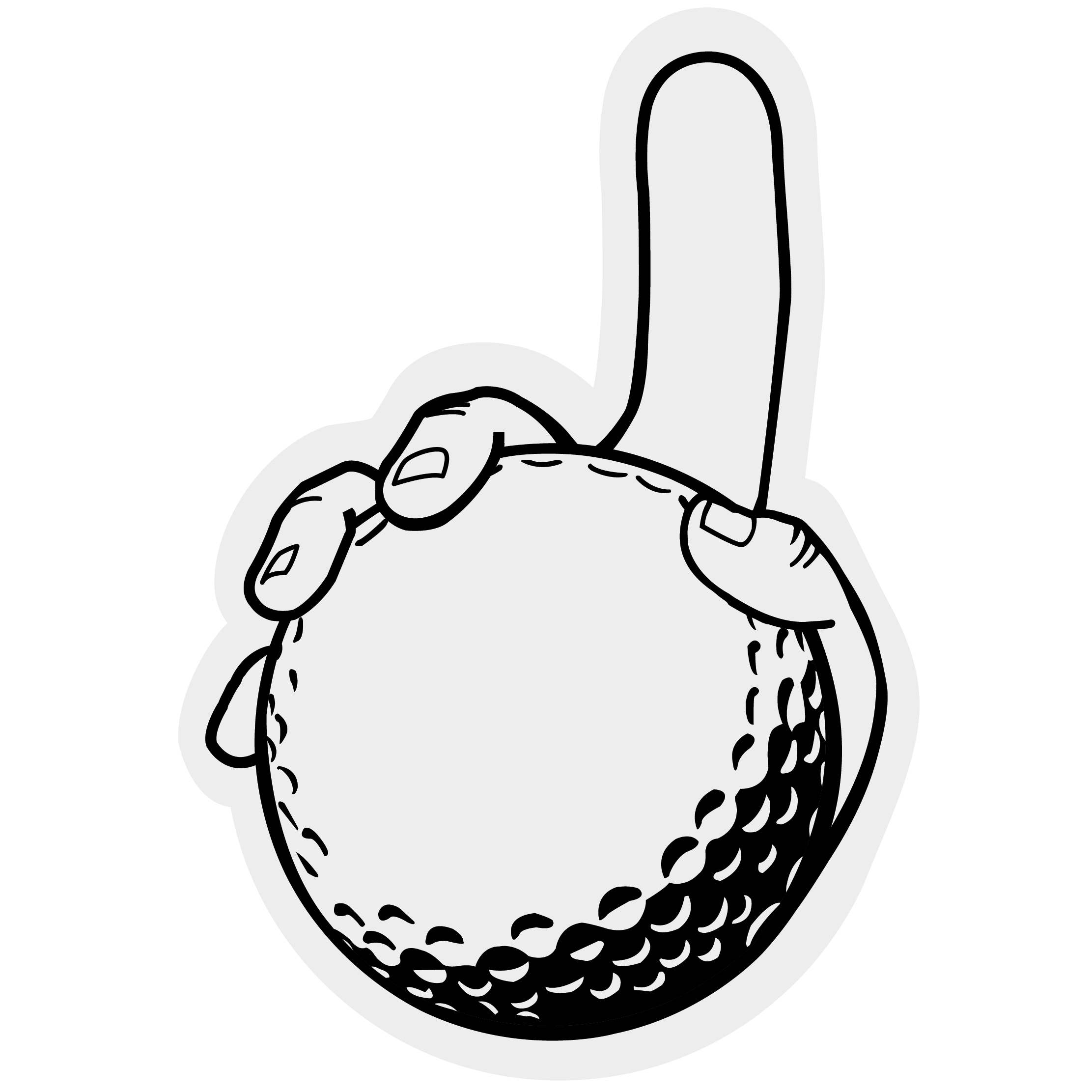 Golf Ball Hand 54