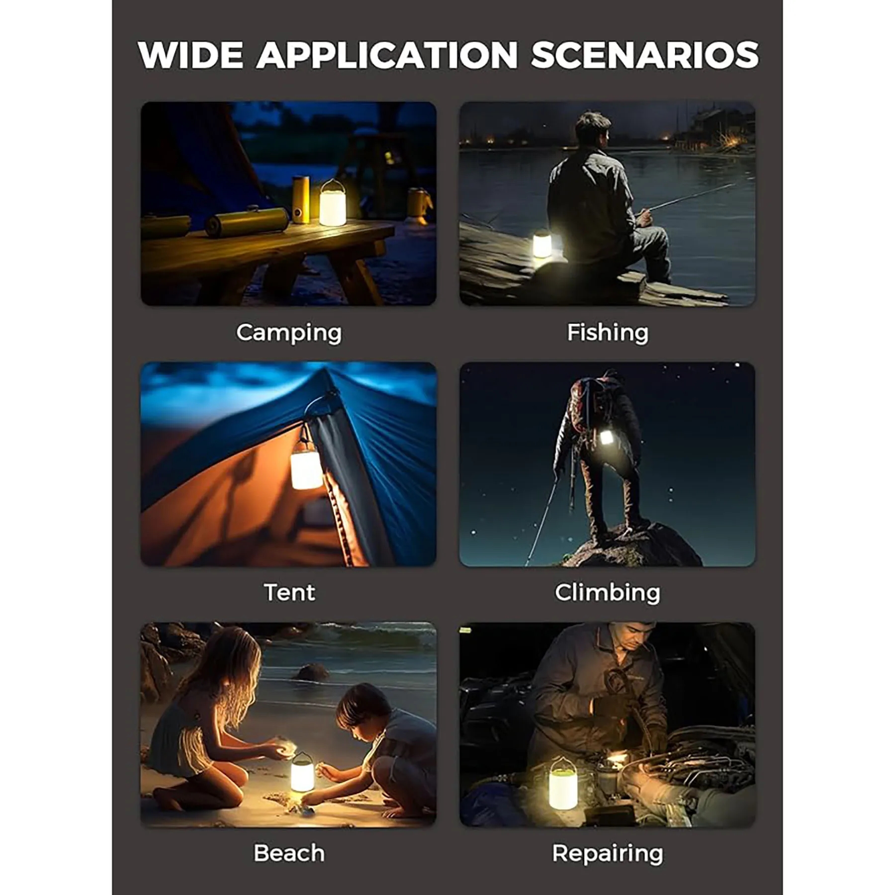 Rechargeable LED Camping Lantern 19