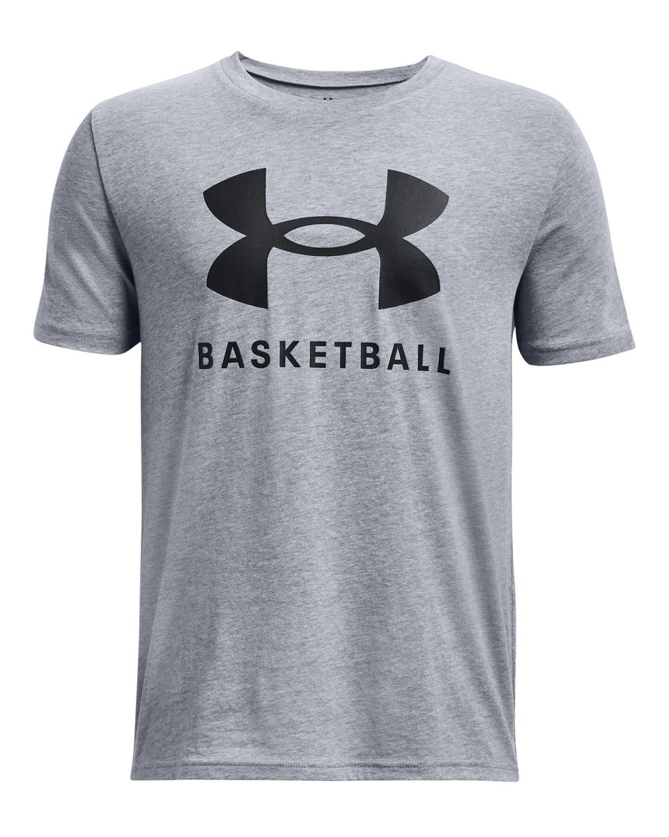 Boys' UA Basketball Icon Logo Short Sleeve  4