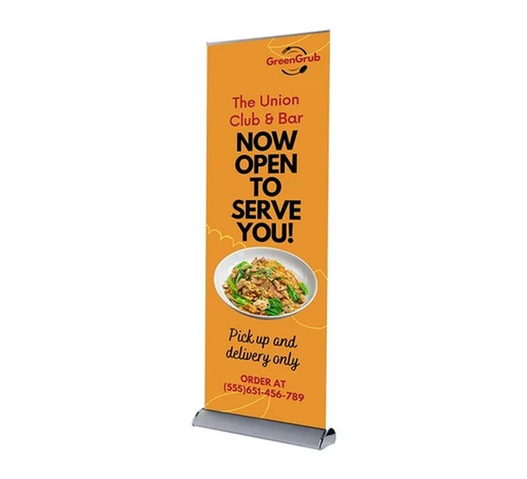 High Quality Retractable Banner Stand (24" x 78")