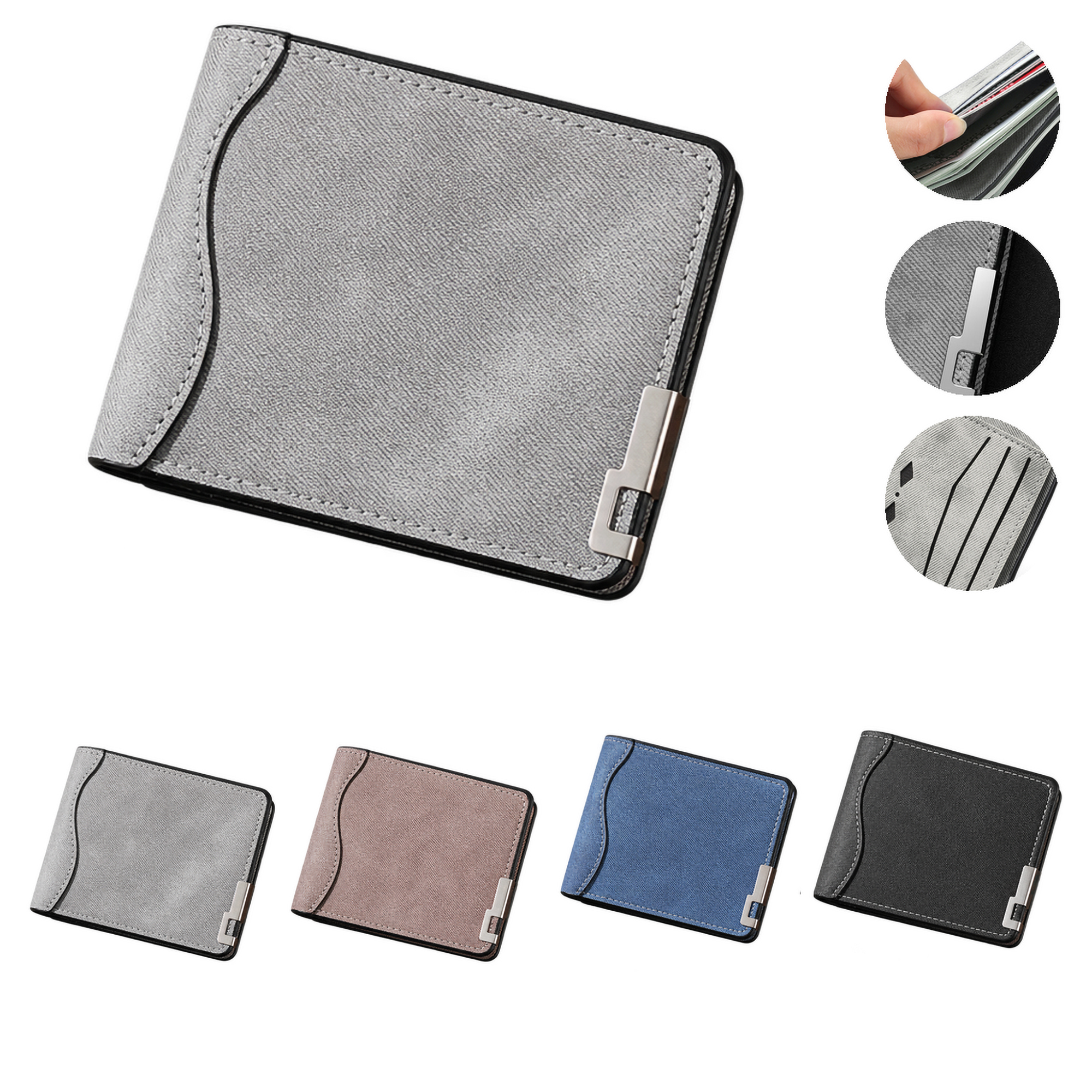 Daily Carry Bifold Short Mens Wallet 2