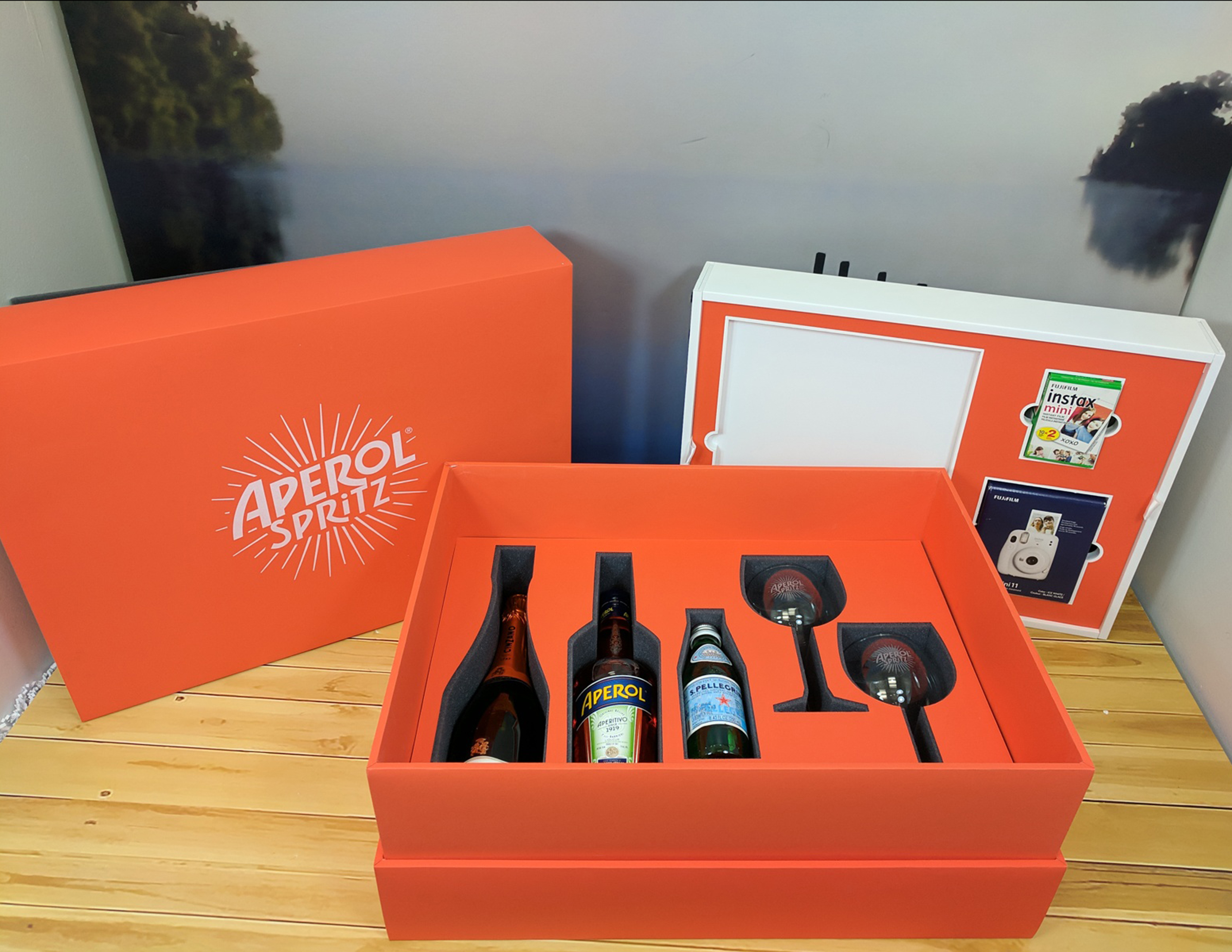 Custom Printed Full Color 2-Piece Soft Touch Luxury Gift Box - 13x3.5x3 38