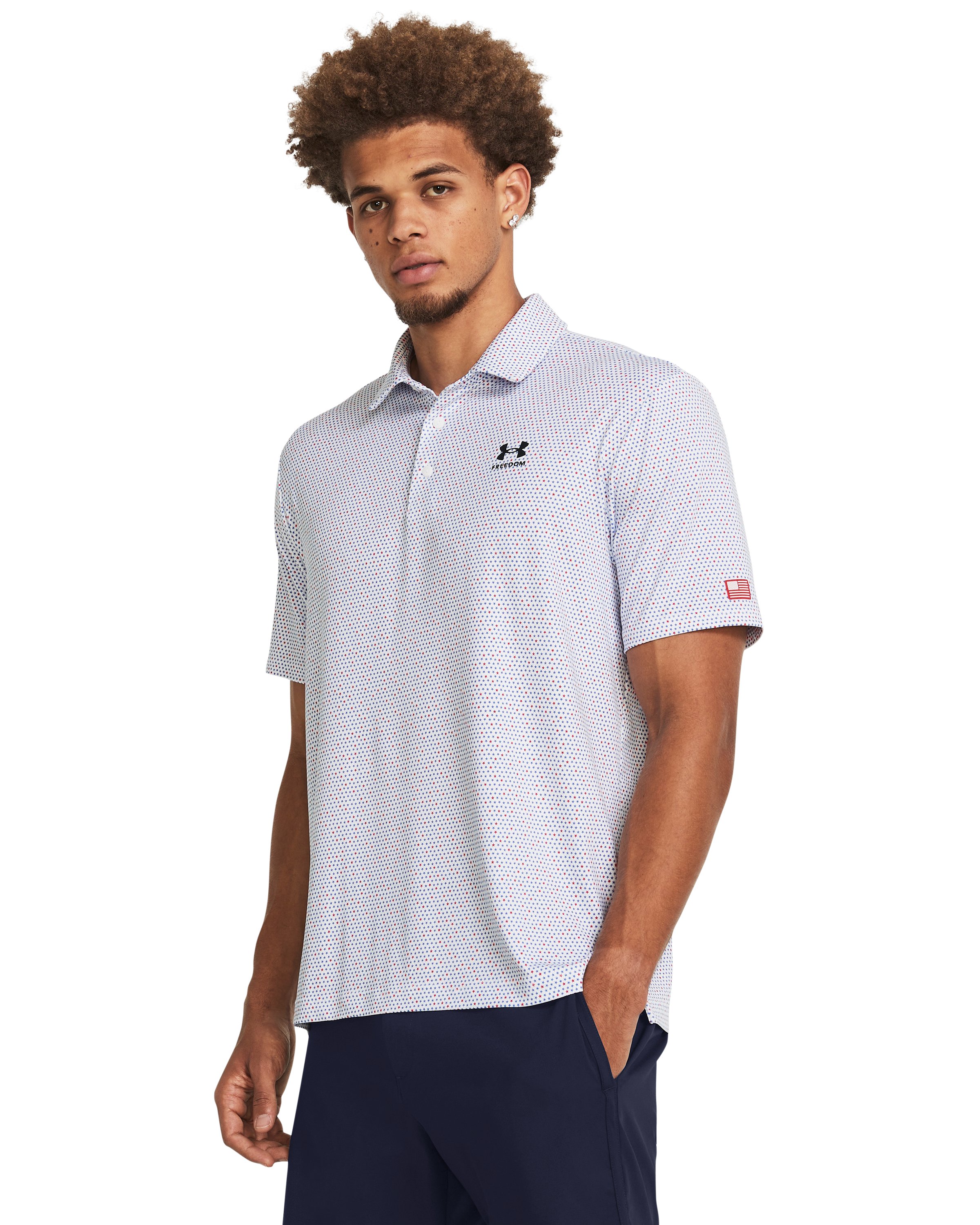 Men's UA Playoff 3.0 Freedom Printed Polo  7