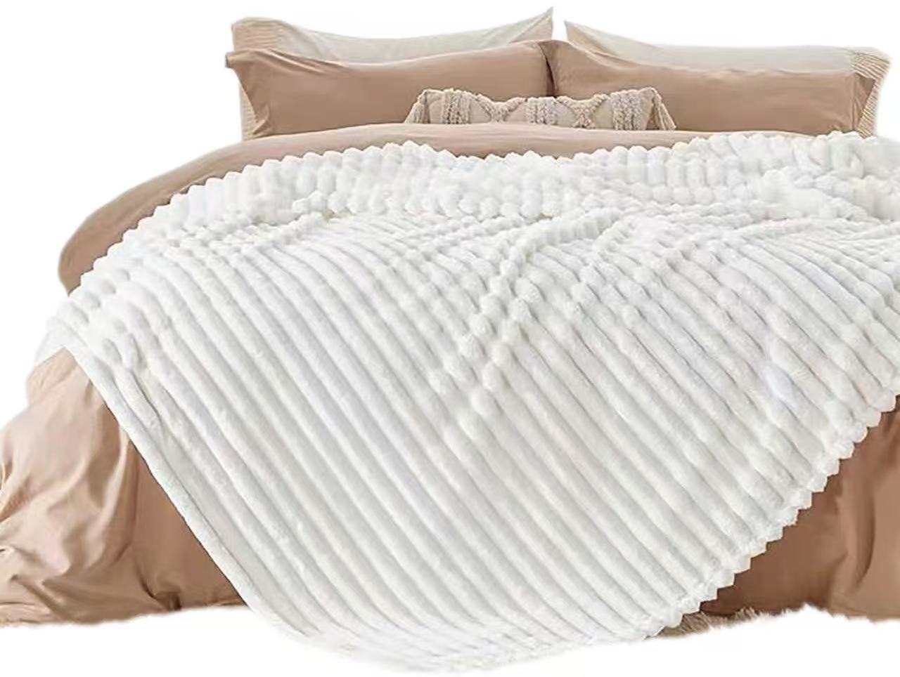 GentleSoft Fleece Throw Blanket 65