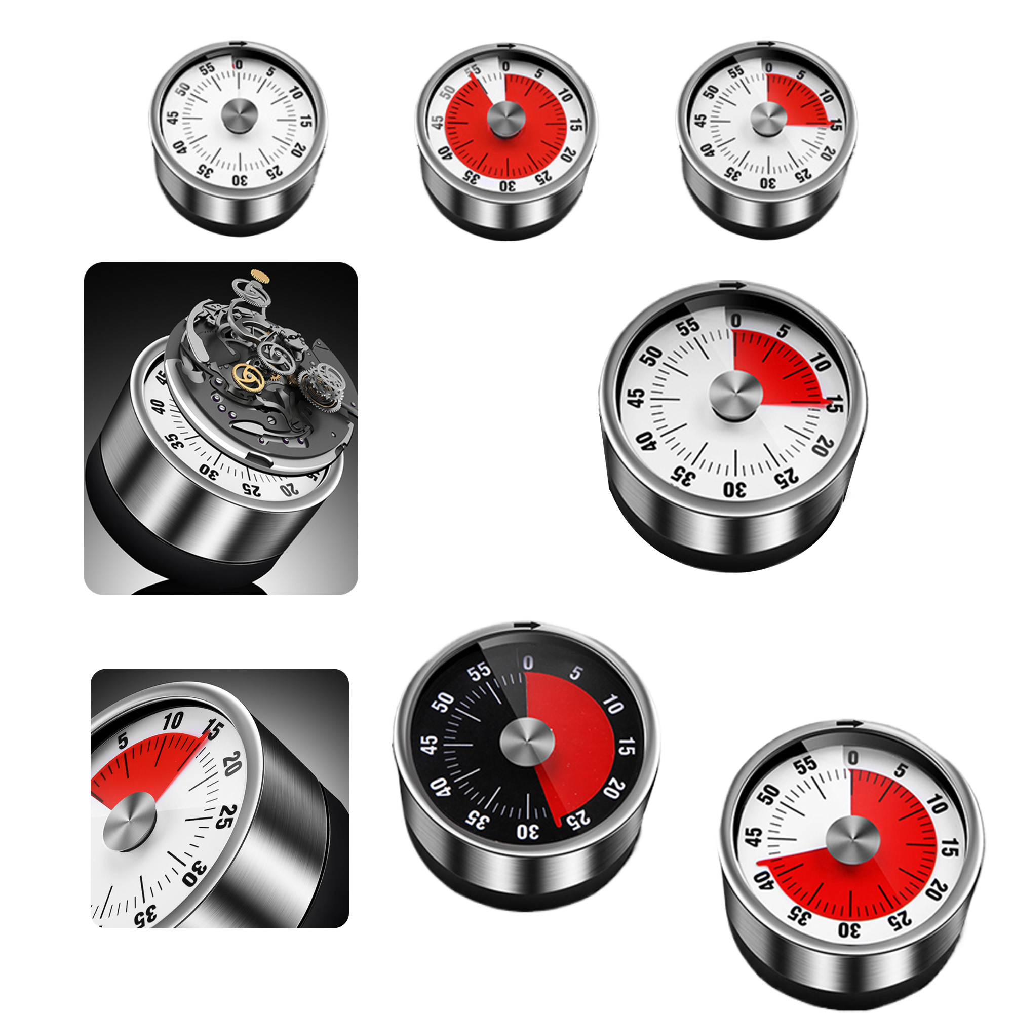 Precision Stainless Steel Cooking Timer 2