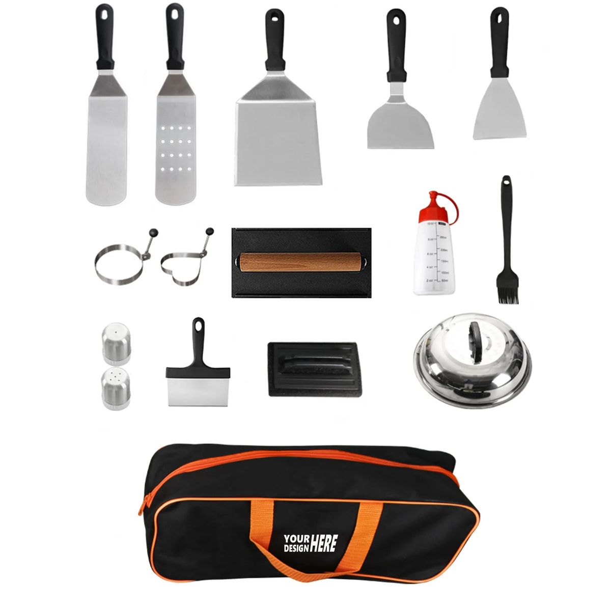 17-Piece Outdoor BBQ Tool Set