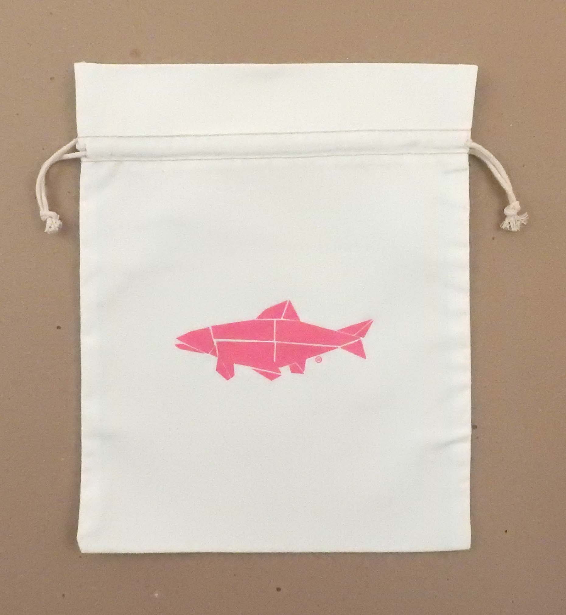 “Duplex” Cotton Double Drawstring Bag 8 x 10"