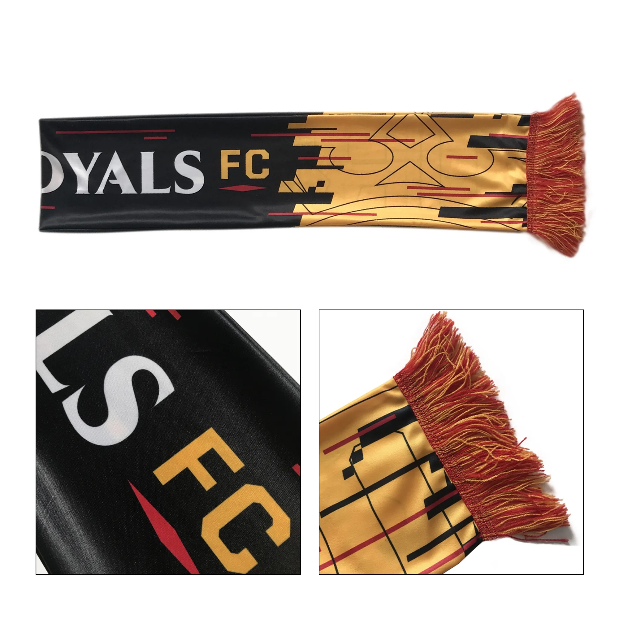 Sublimation Stadium Scarf with Tassels 6