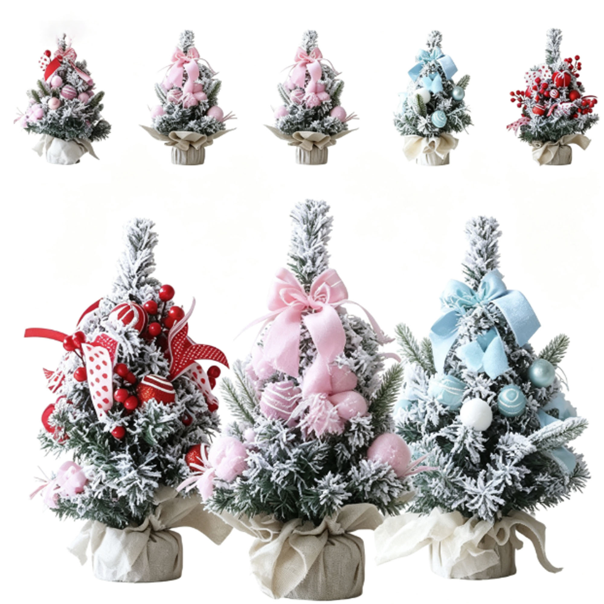 Mini Tabletop Christmas Tree With Lights 2