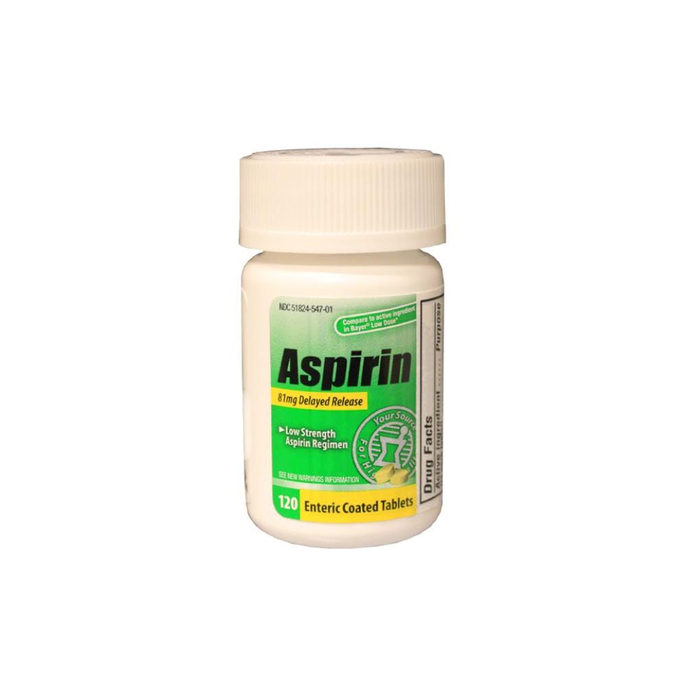 Adult Low Dose Aspirin - 81mg 120 Count 2