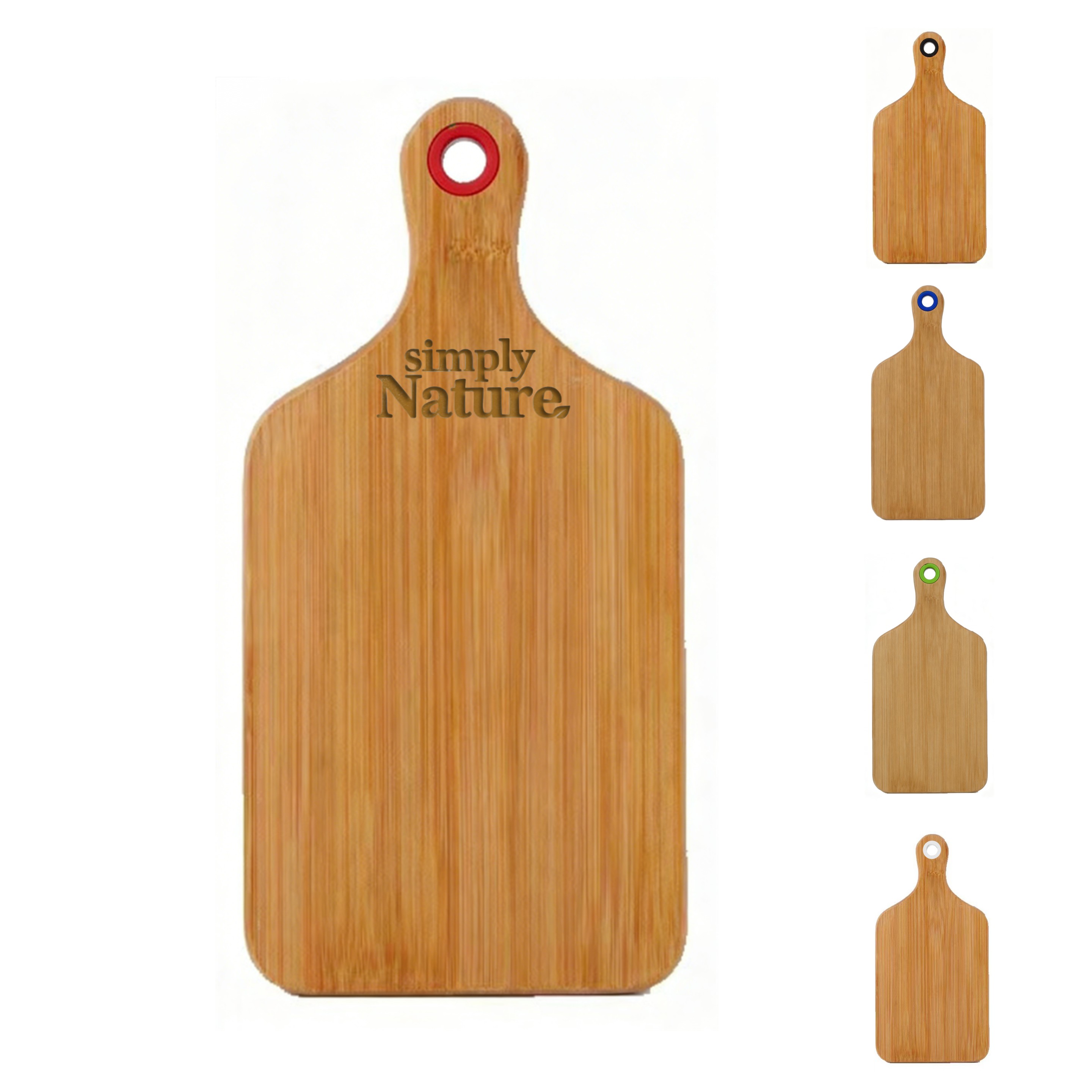 Bamboo Cheese Board with Silicone Ring - Ocean