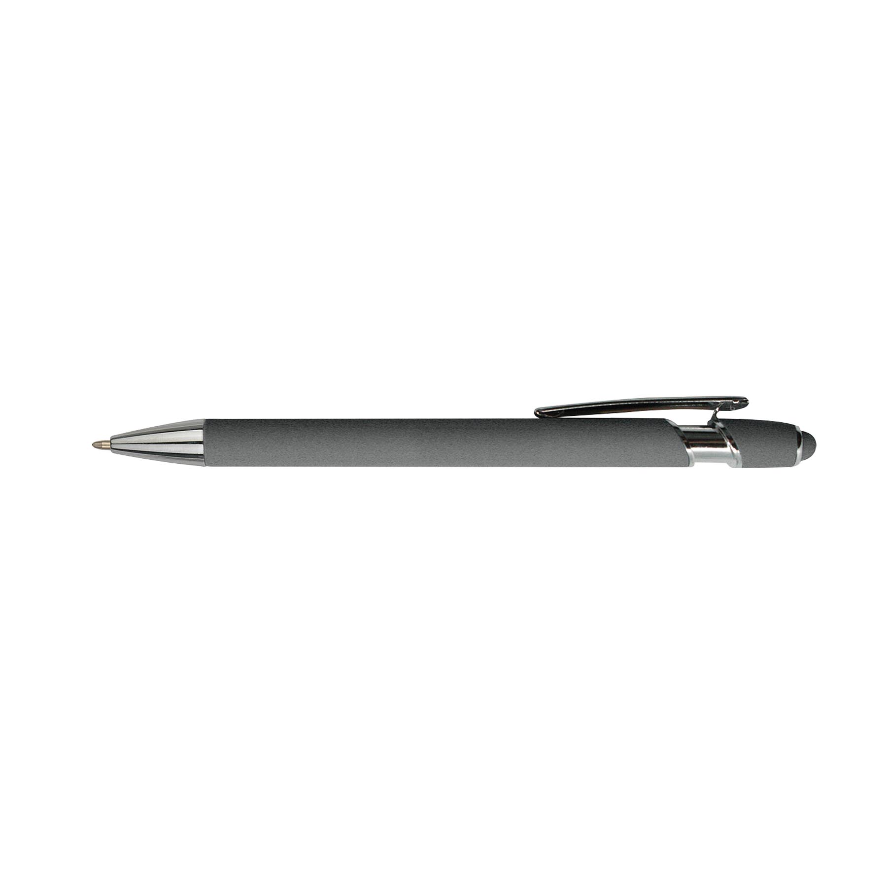 Soft Touch Ballpoint Stylus Metal Pen- CLOSE OUT 12