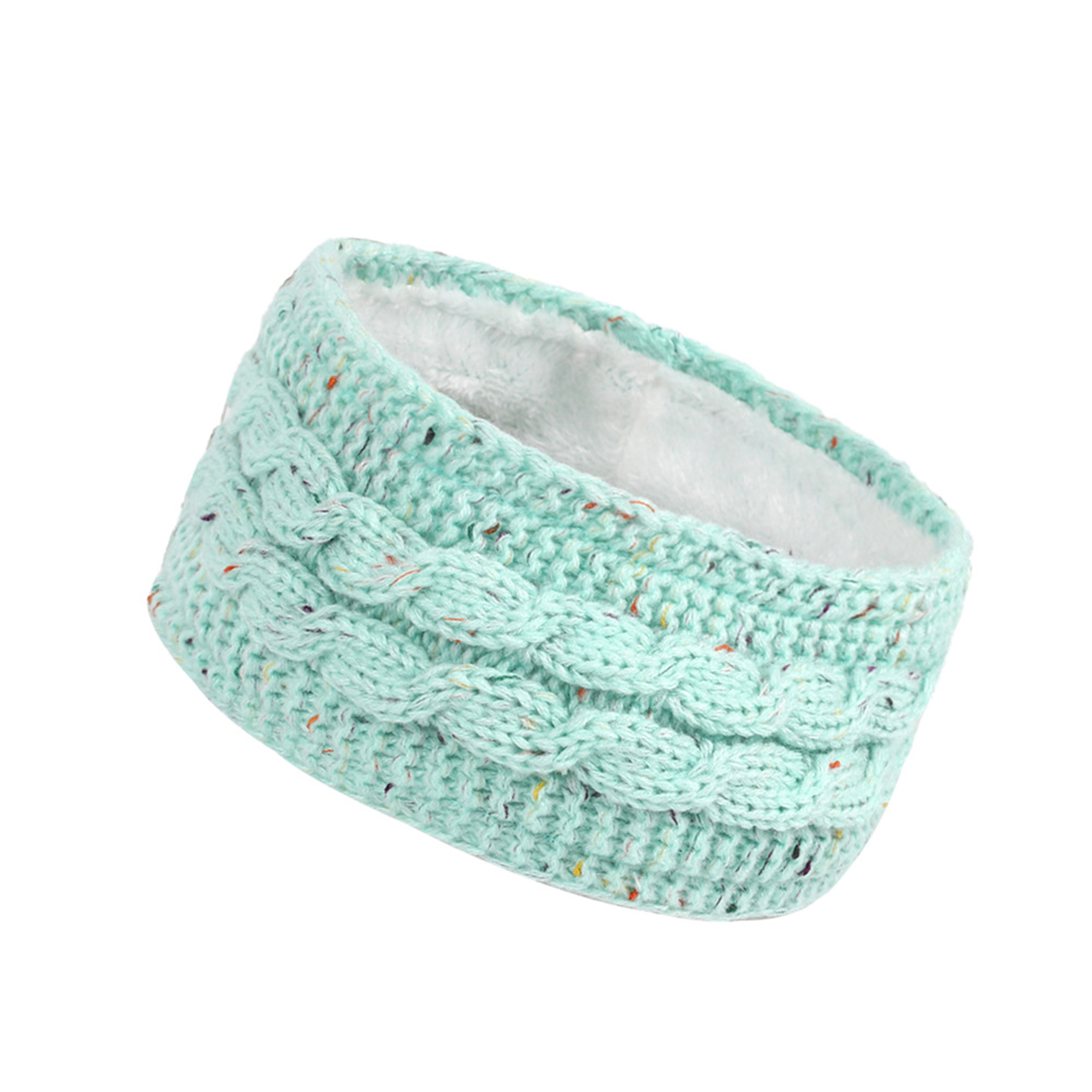 Acrylic Winter Velvet Knit Sports Headband 19