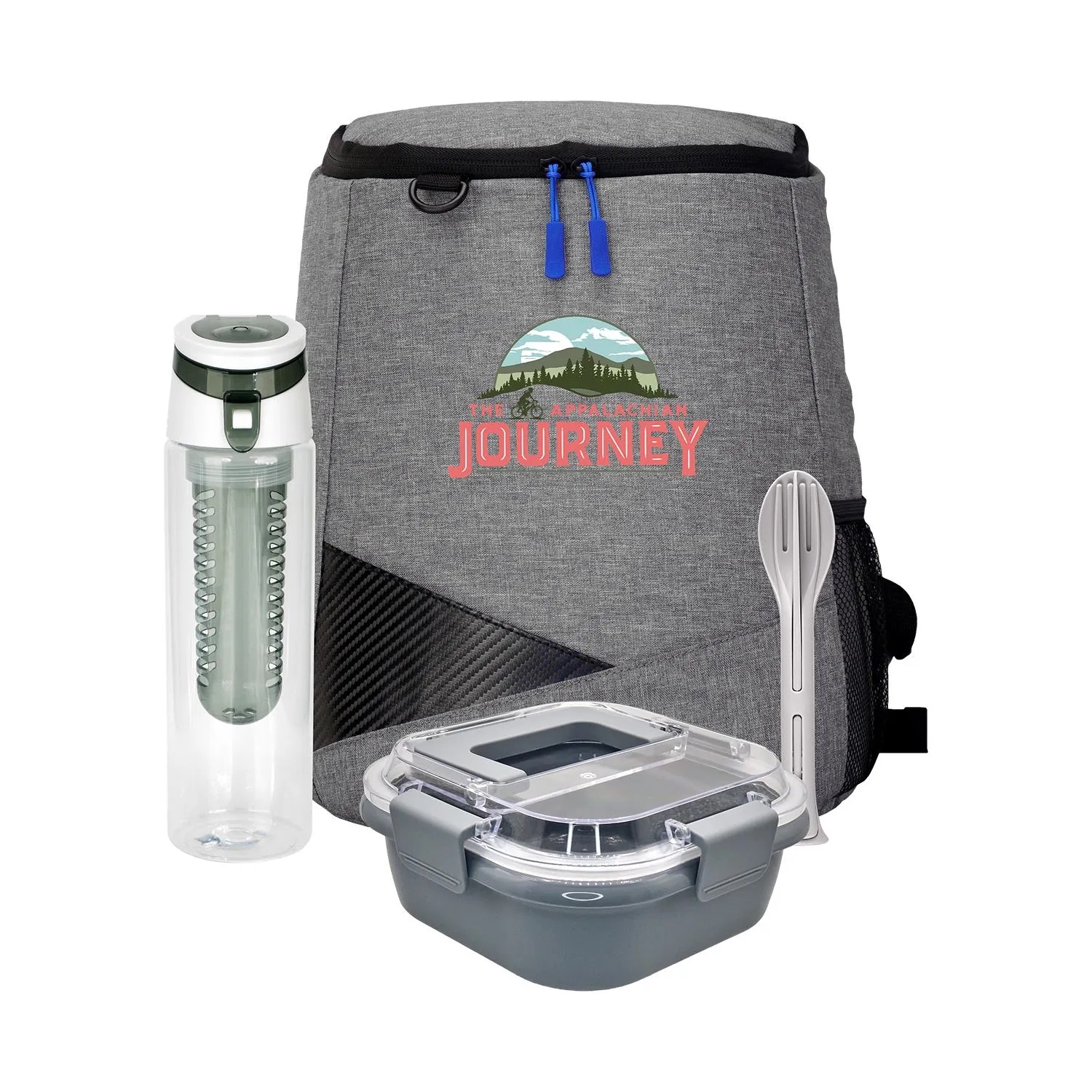 Trendy Lunch Box & Utensil Backpack Set 5