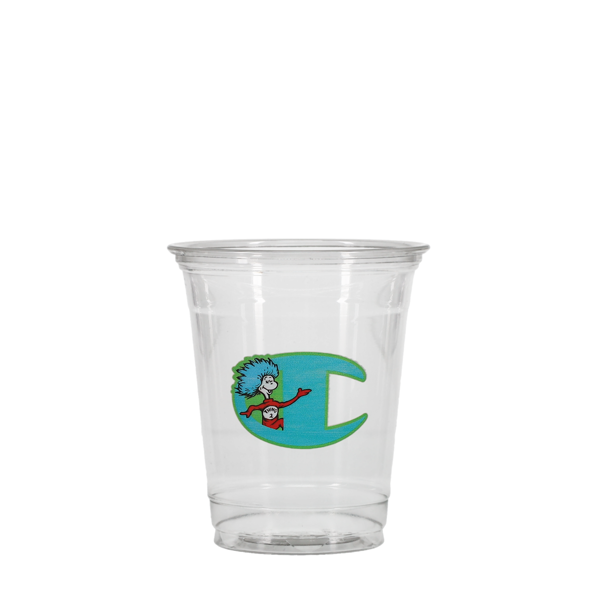 12/14 oz Soft Sided Plastic Cup Clear Digital Print 6