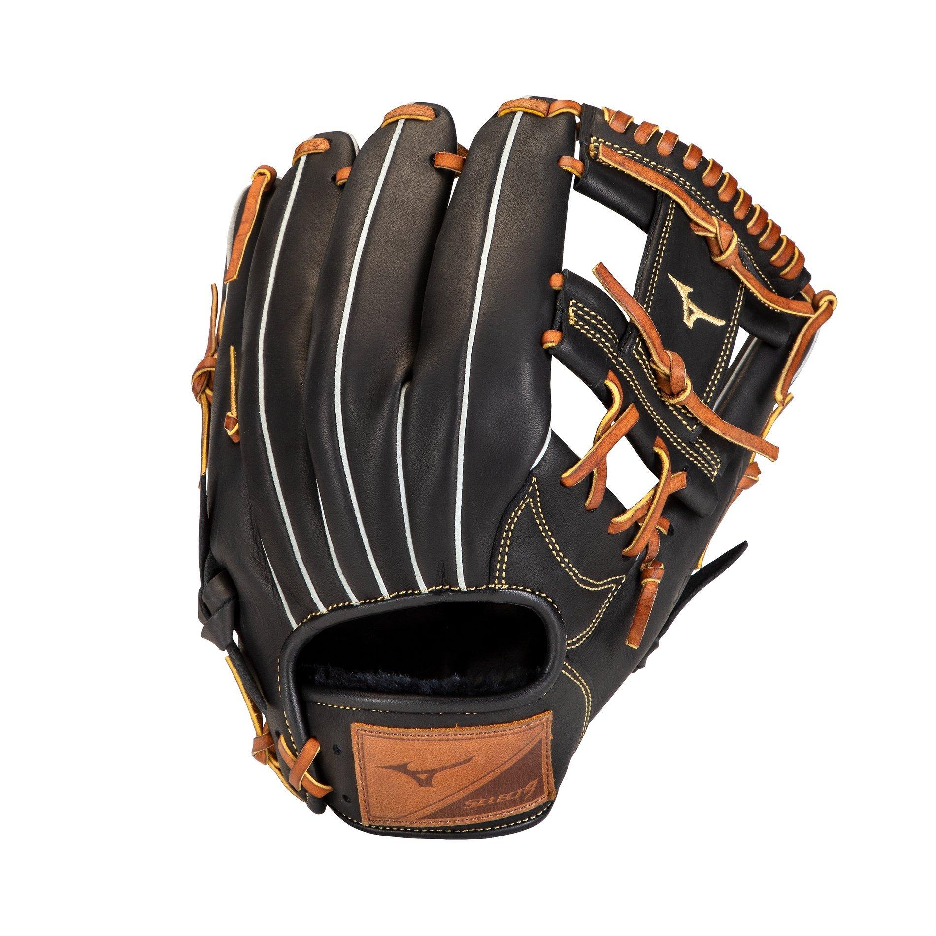 Select 9 Infield Baseball Glove 11.25", Deep 3 Web, BioSoft Leather, Center Pocket Design 8