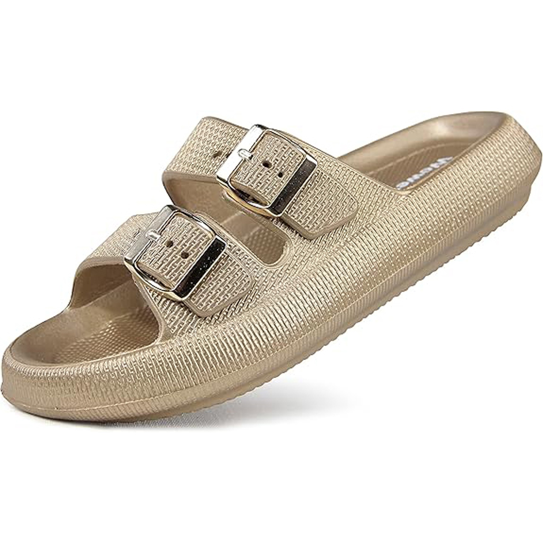 EVA Double Buckle Adjustable Flat Sandals 20