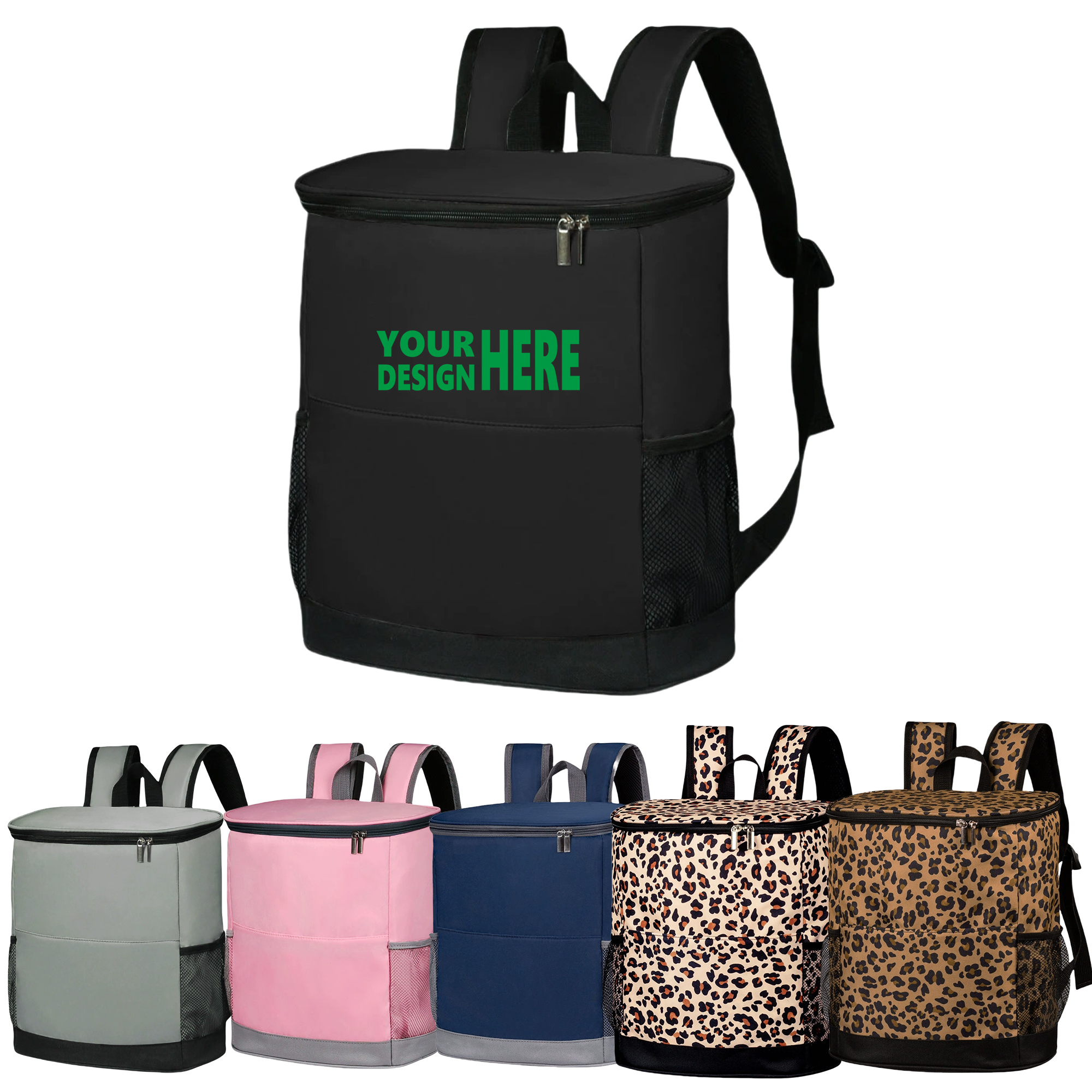 15L Waterproof Oxford Cloth Picnic Cooler Bag Backpack