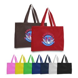 12 oz. Canvas Gusset Tote Bag /w web handles_R107BT