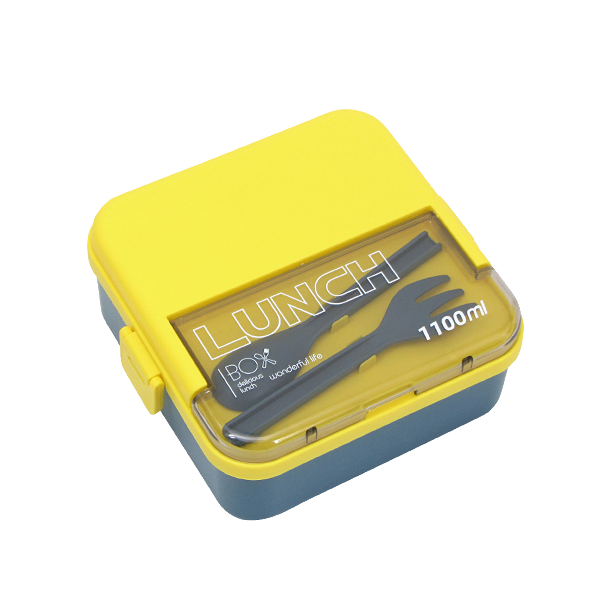 Plastic Lunch Box With Utensils 12
