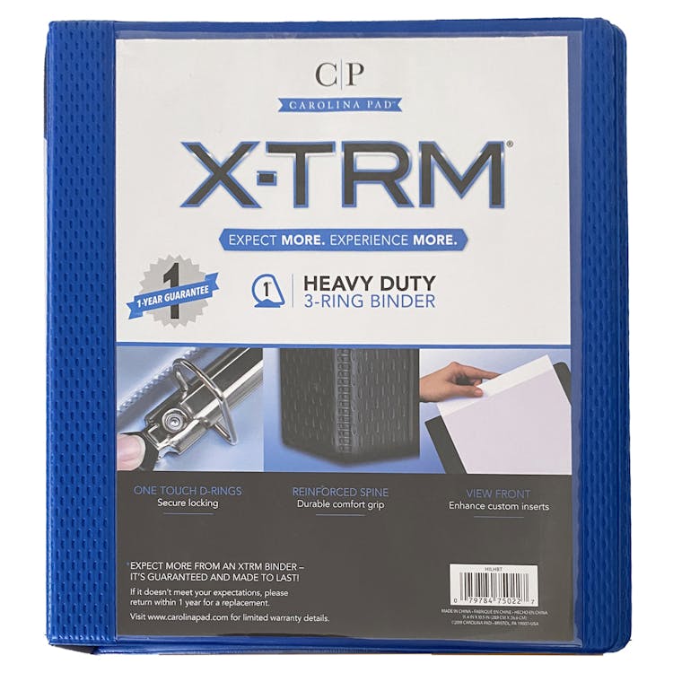 XTRM Binders - 1" Navy 3