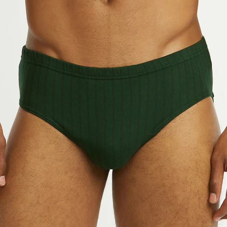 Men's Bikini Briefs - Large Assorted Stripes 3 Pack 3