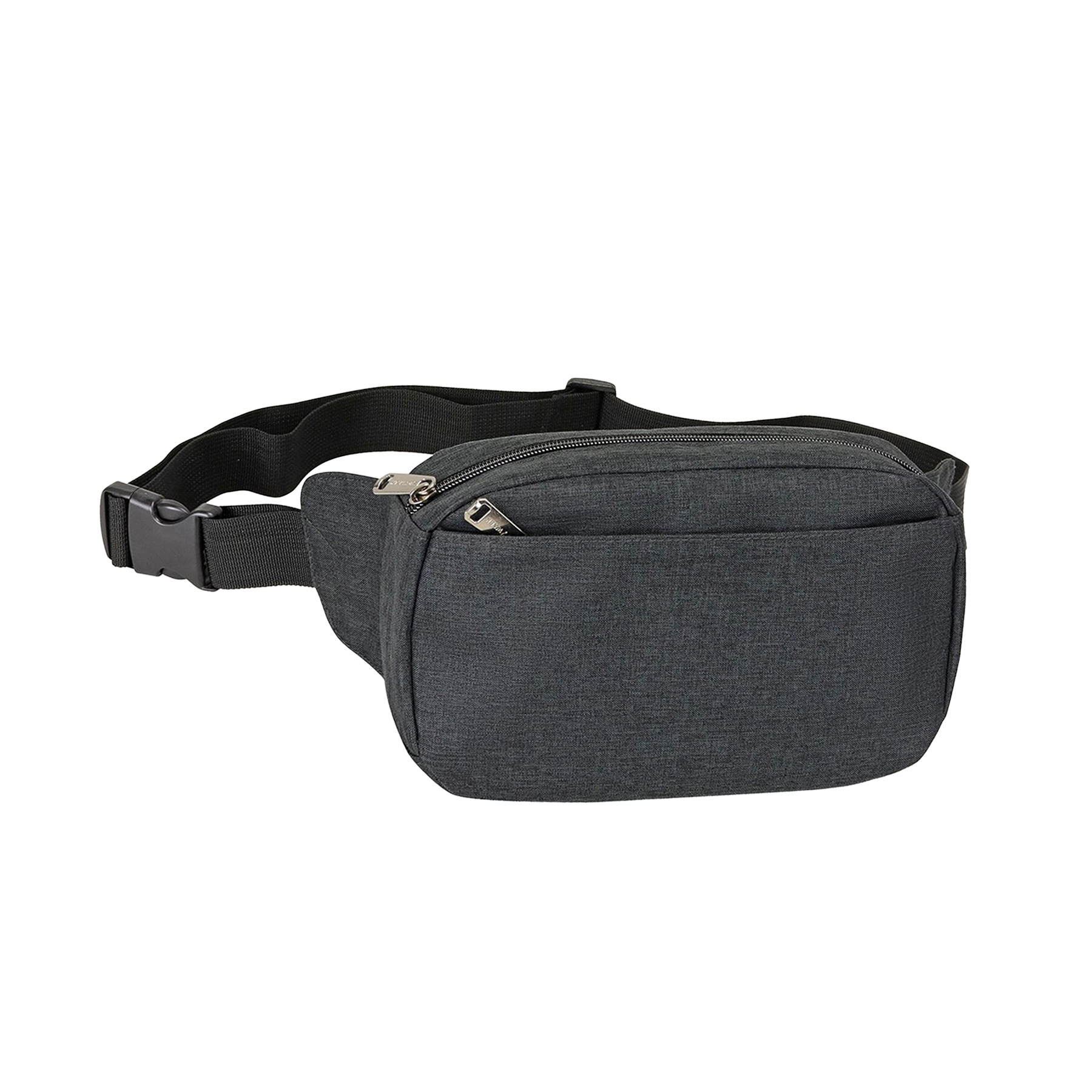 Heather Rounded 3 Pockets Fanny Pack 13