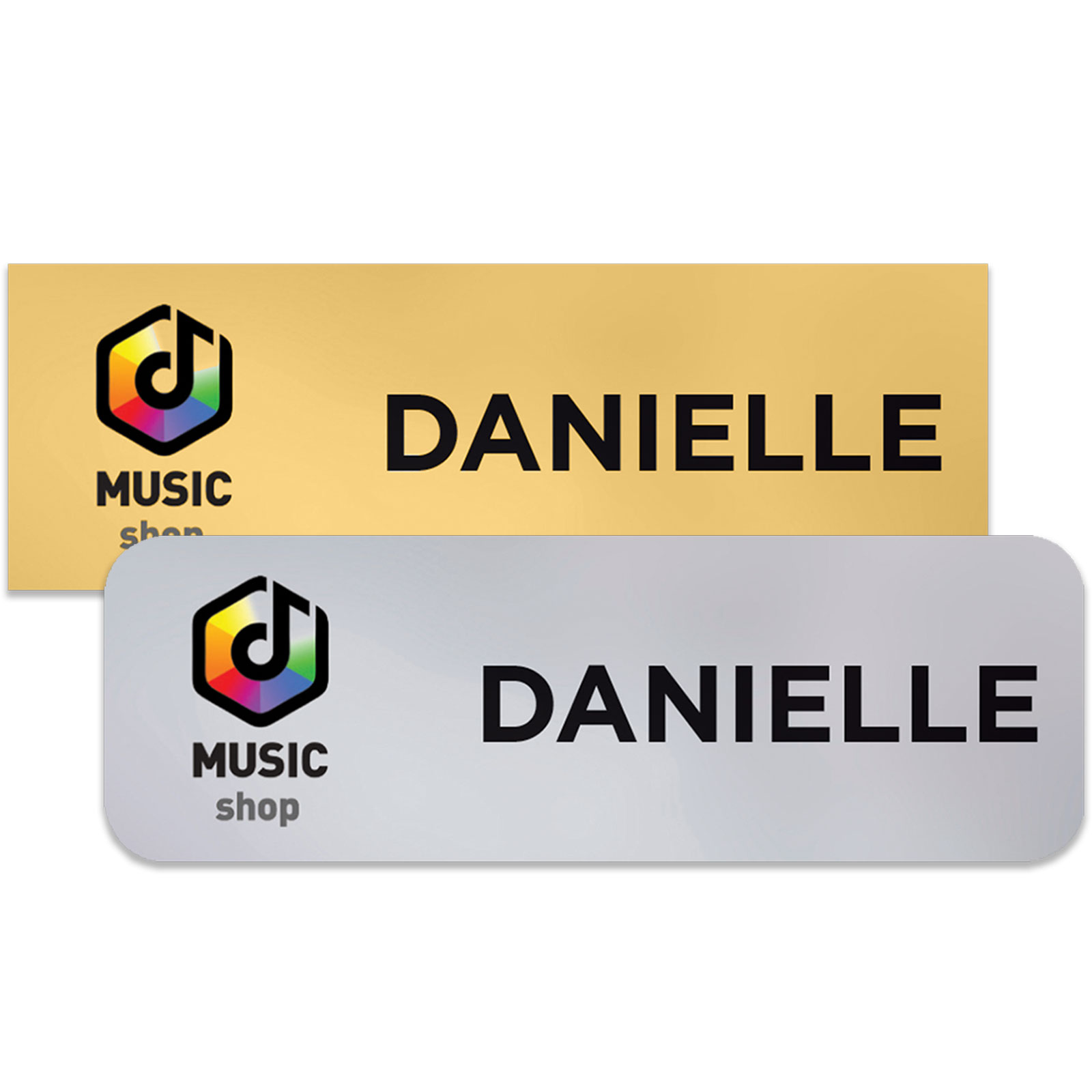 Charleston Plastic Name Badge (Standard Size 1" x 3")
