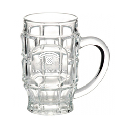 17.75 oz. Beer Garden Glass Mug (Engraved Imprint)