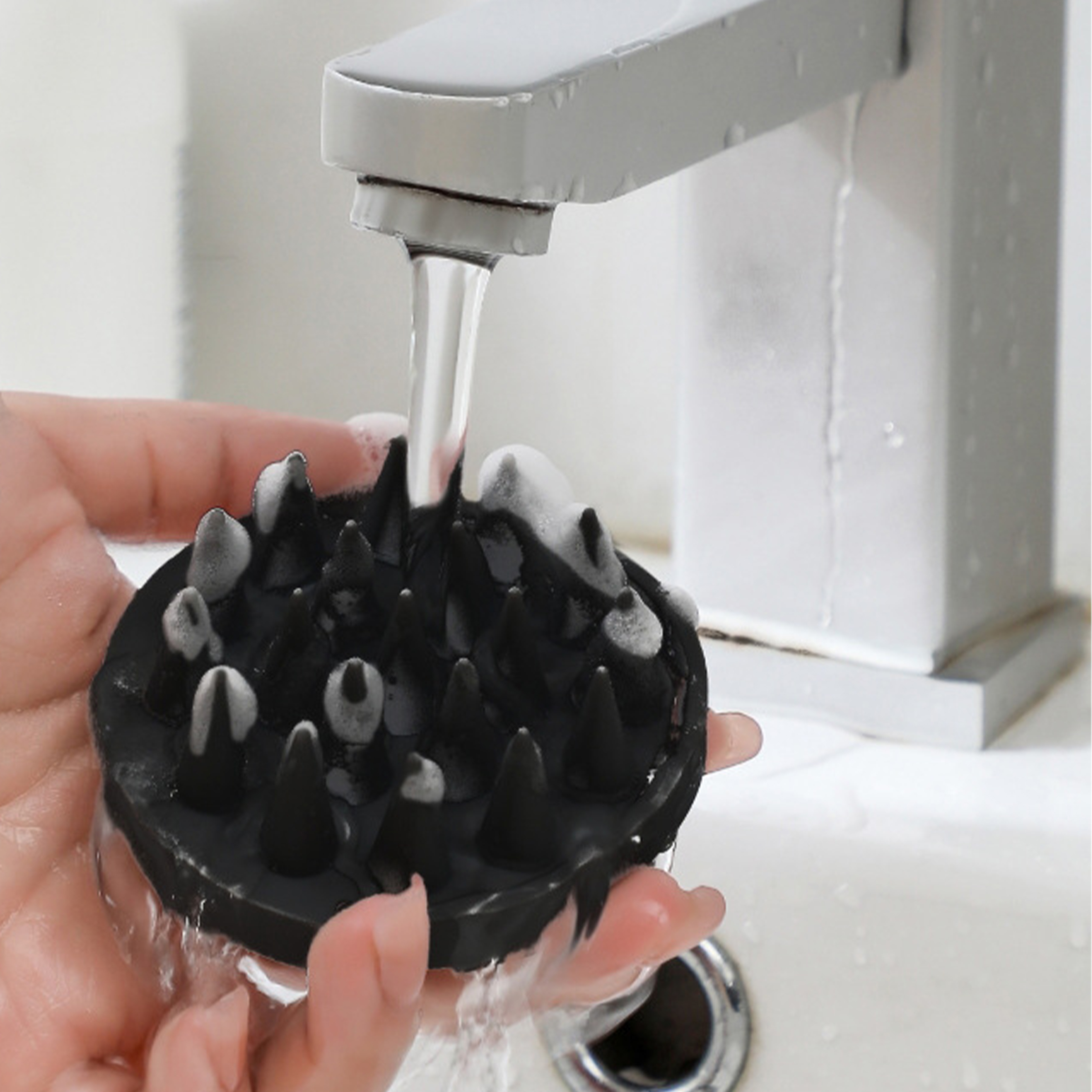 Silicone Multi Functional Massage Hair Brush 12