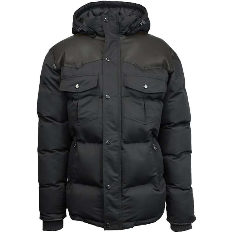 Men's Heavy Bomber Jackets Black S-2XL 3