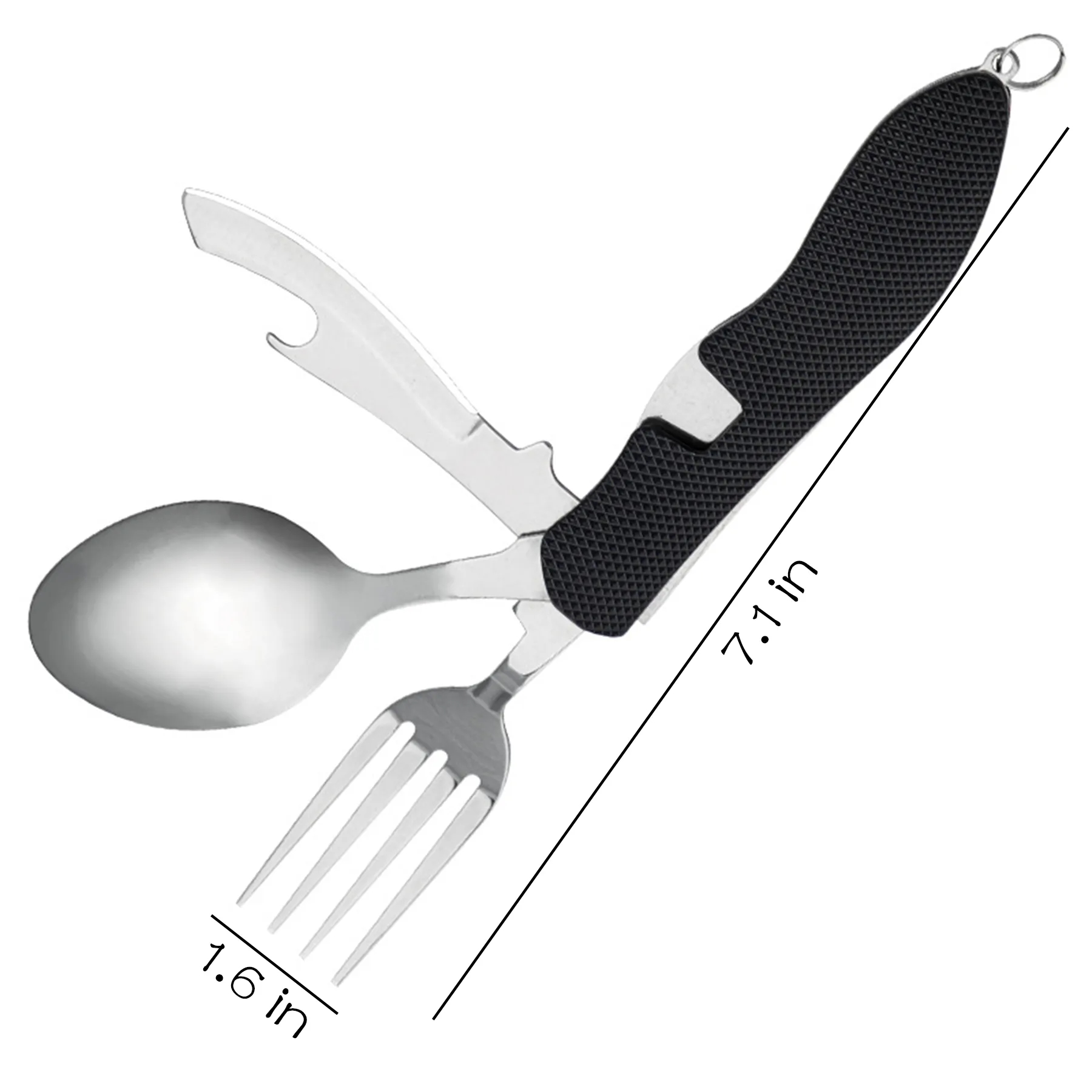 Stainless Steel Outdoor Portable Folding Tableware 12