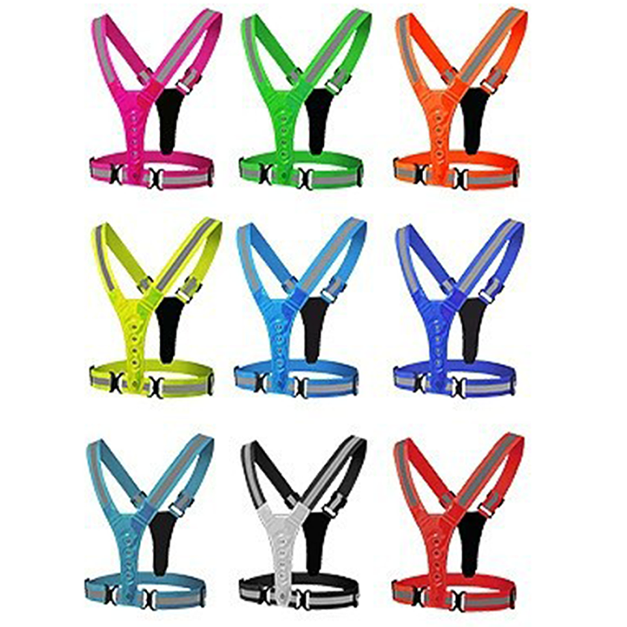 V-Type Reflective LED Light Safety Vest 3